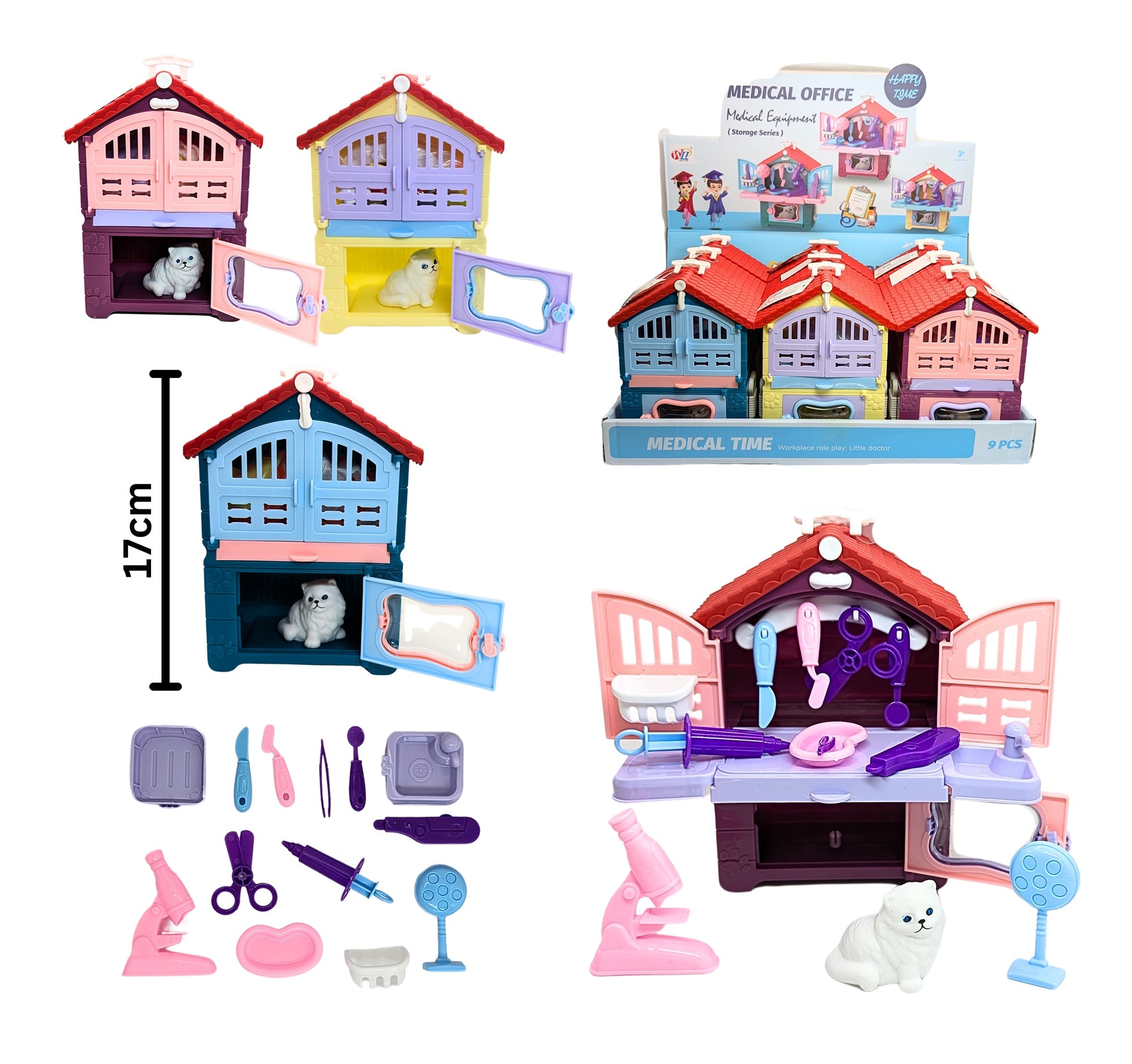 Vetenary Office - Plastic Age 3+ 9.25x2.75x4.75in VRT 