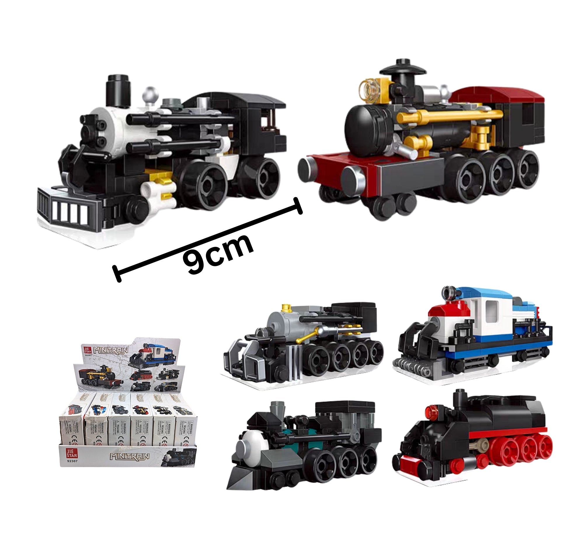 Building Blocks - Train Collection Age 6+ 3.5in VRT 