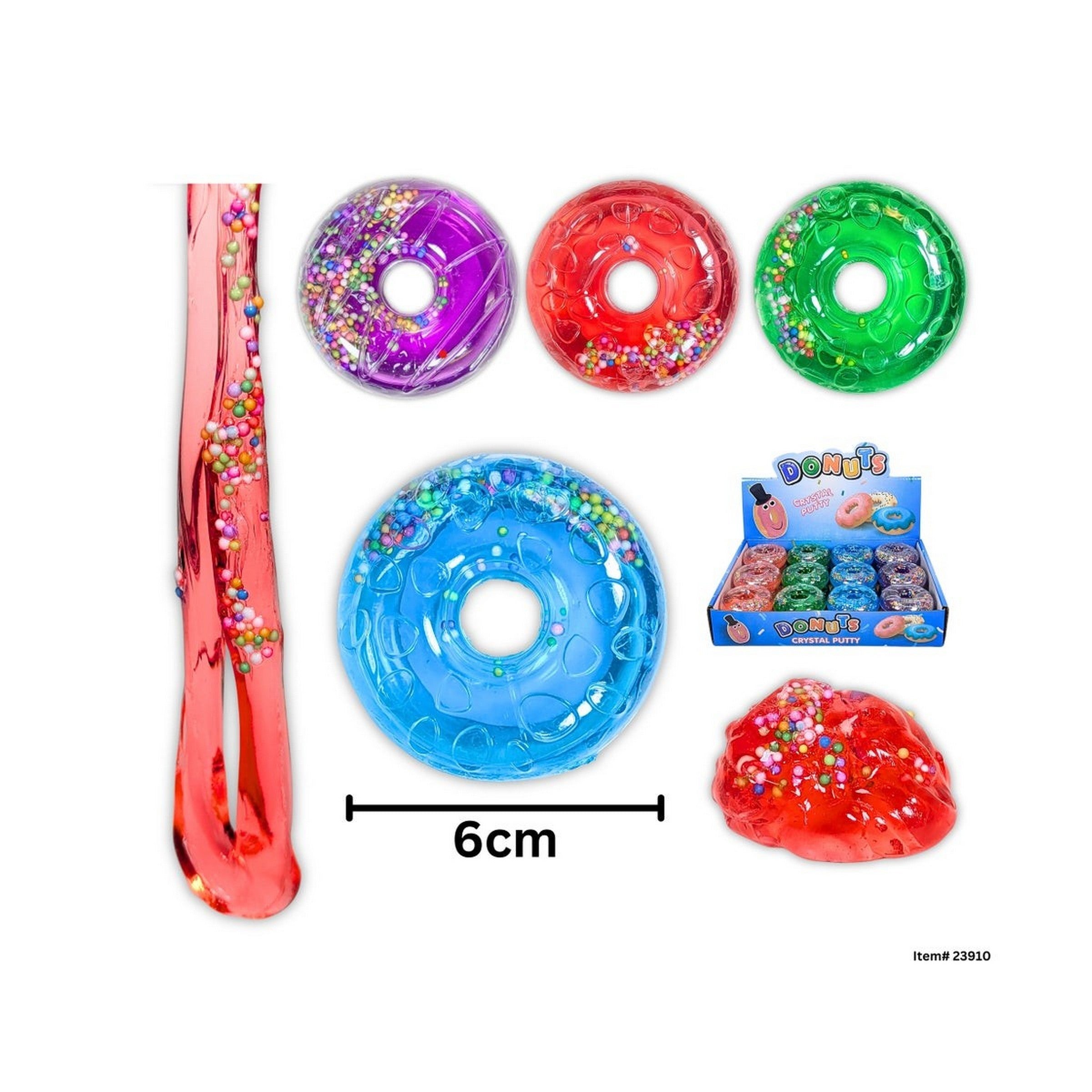 Donut Slime with Foam Beads 2.4in (6cm) Age 5+ VRT