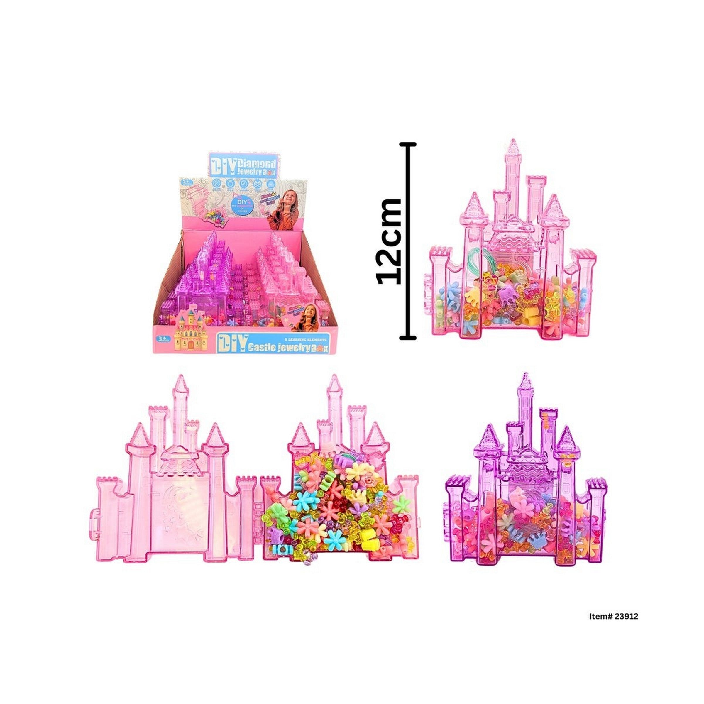 DIY Castle Bead Kit 4x4.75in Age 3+  VRT