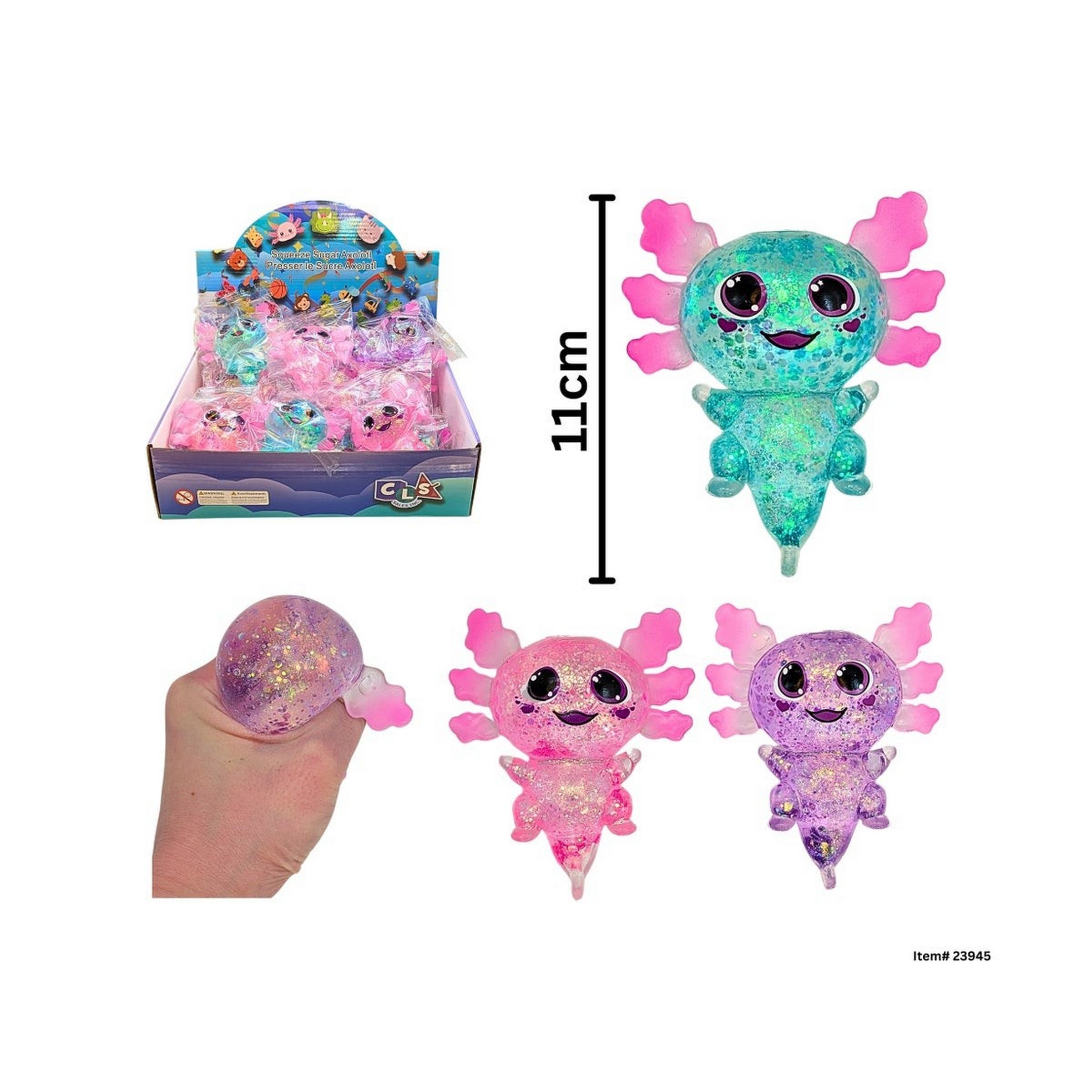Squeeze Sugar Axolotl 4.3in Age 3+ VRT