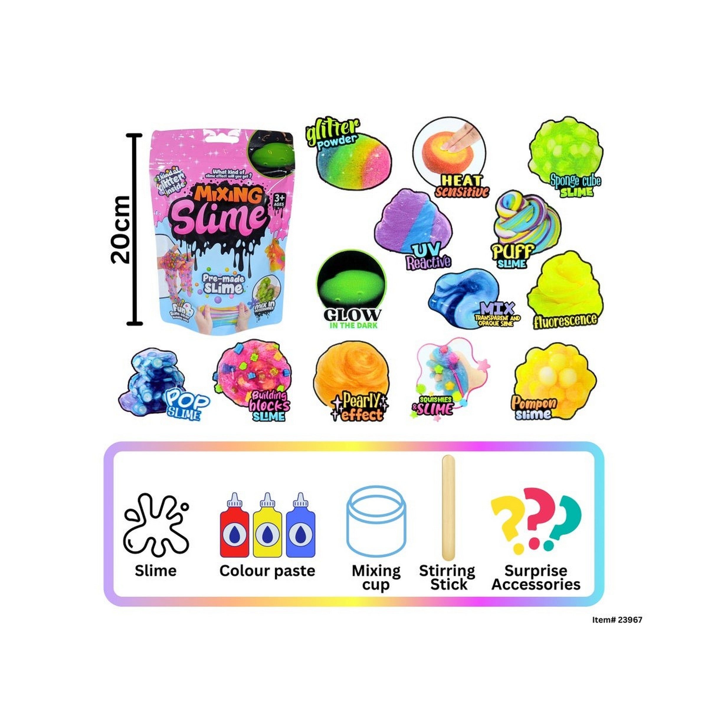 Mixing Slime with Accessories 50g Age 5+ 