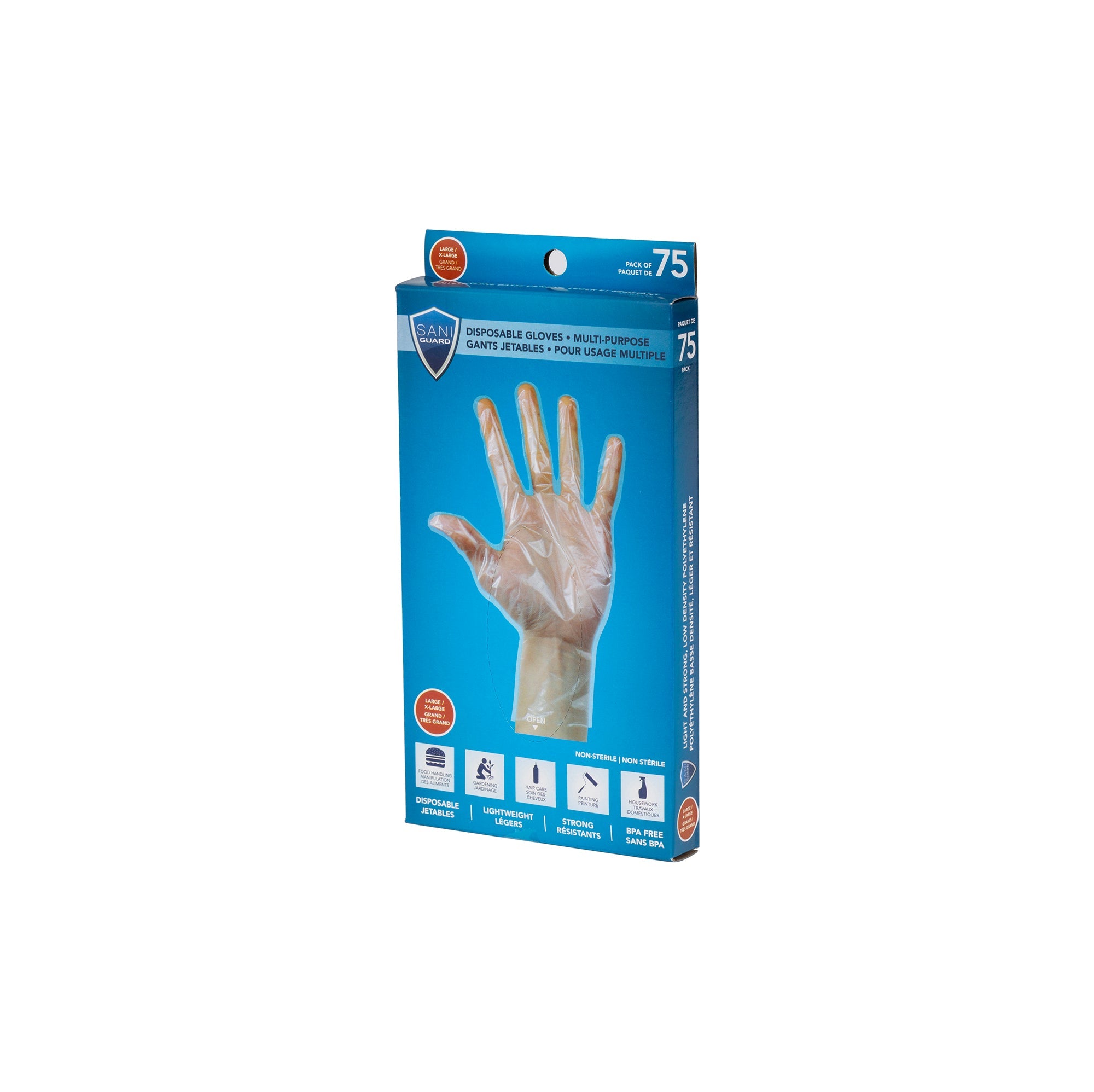 Sani Guard 75 Disposable Gloves Large / XLarge 