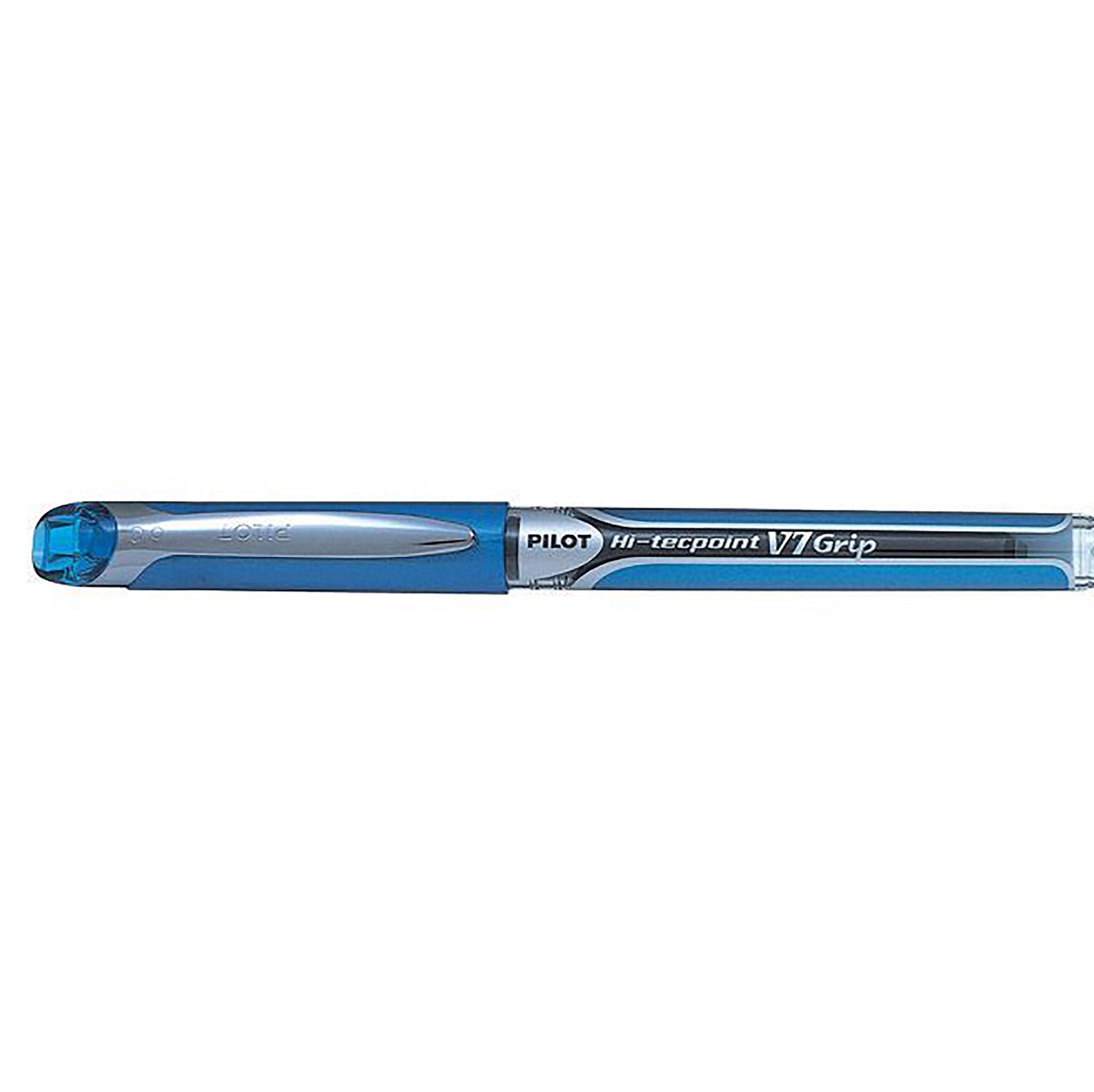 Pilot Hi-Tecpoint Grip Pen with Cap - Turquoise Ink 0.7mm
