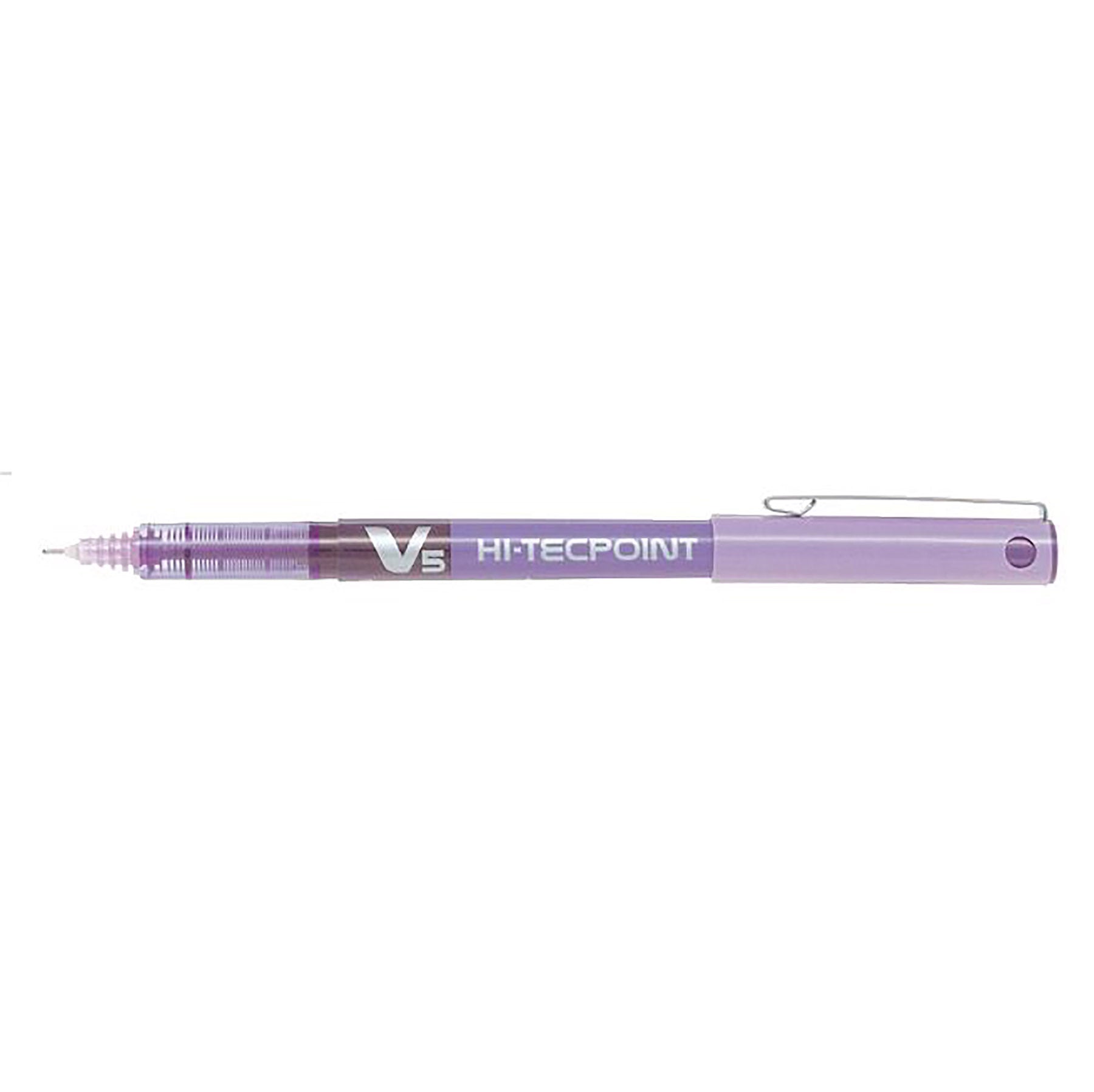 Pilot Hi-Tecpoint Pen with Cap - Purple Ink 0.5mm