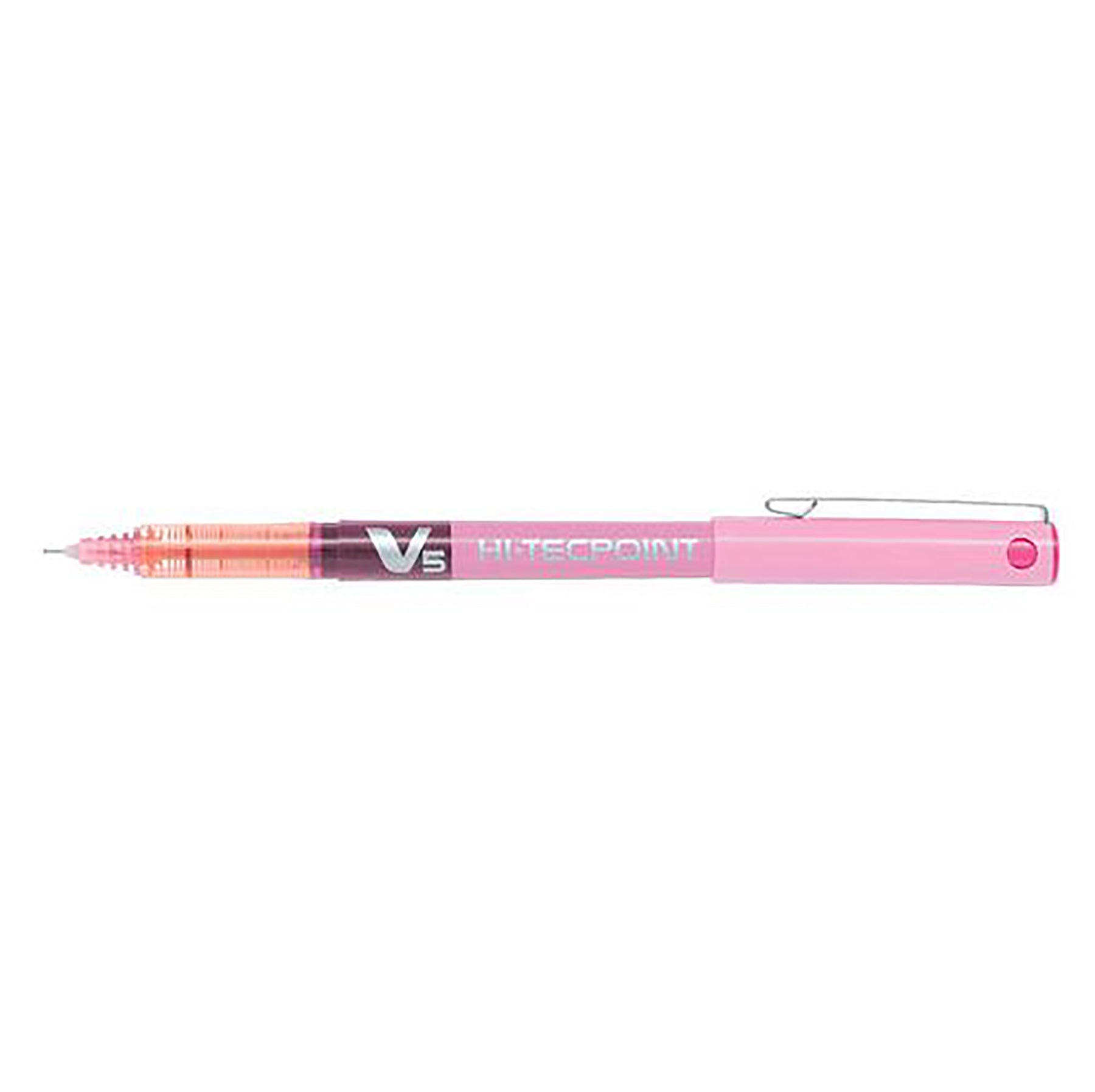 Pilot Hi-Tecpoint Pen with Cap - Pink Ink 0.5mm