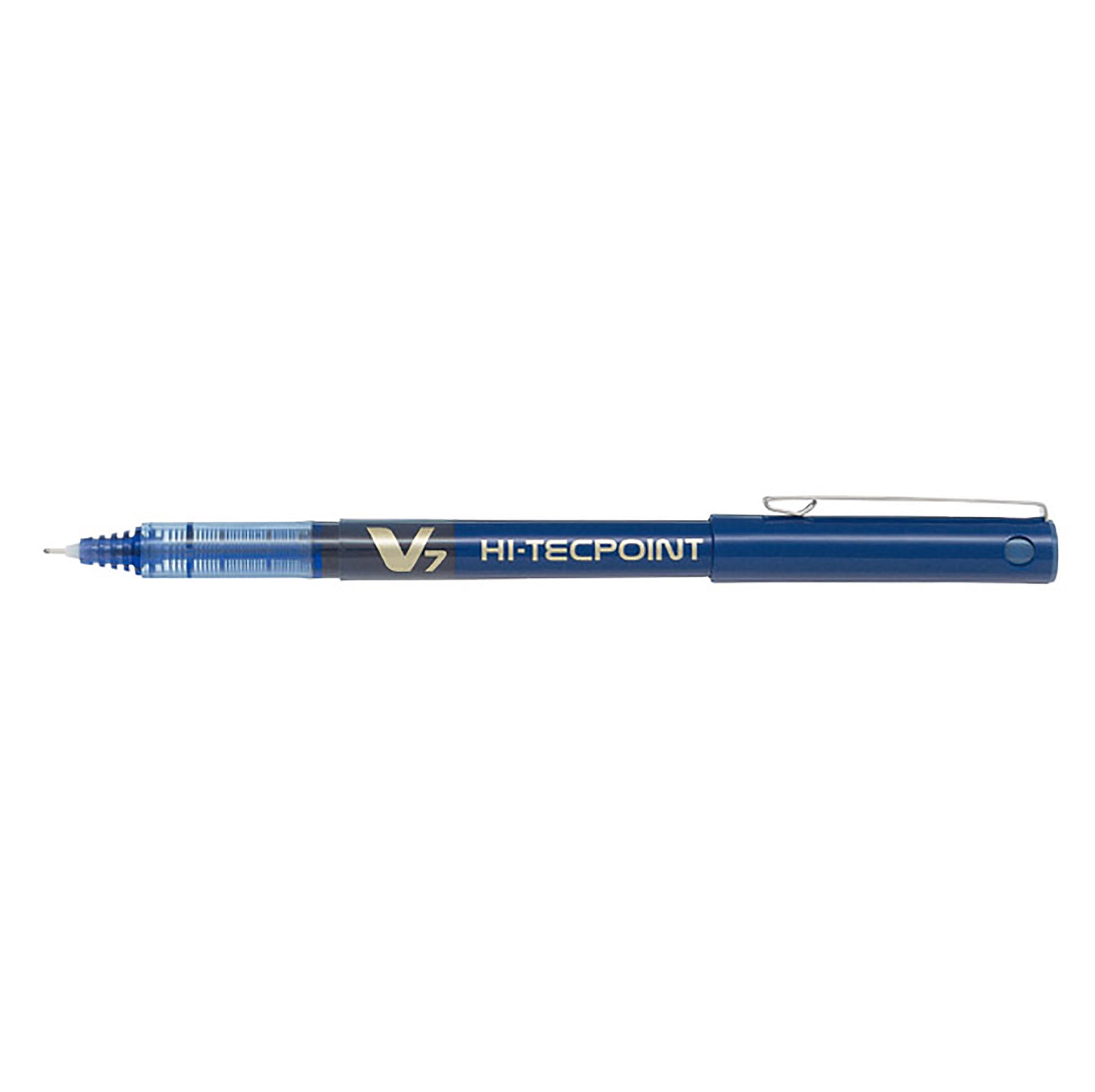 Pilot Hi-Tecpoint Pen with Cap - Blue Ink 0.7mm