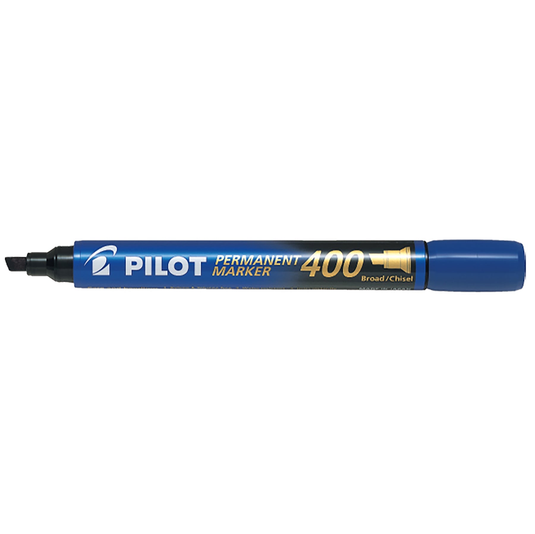 Pilot 400 - Permanent Marker - Broad Chisel Tip Blue Ink