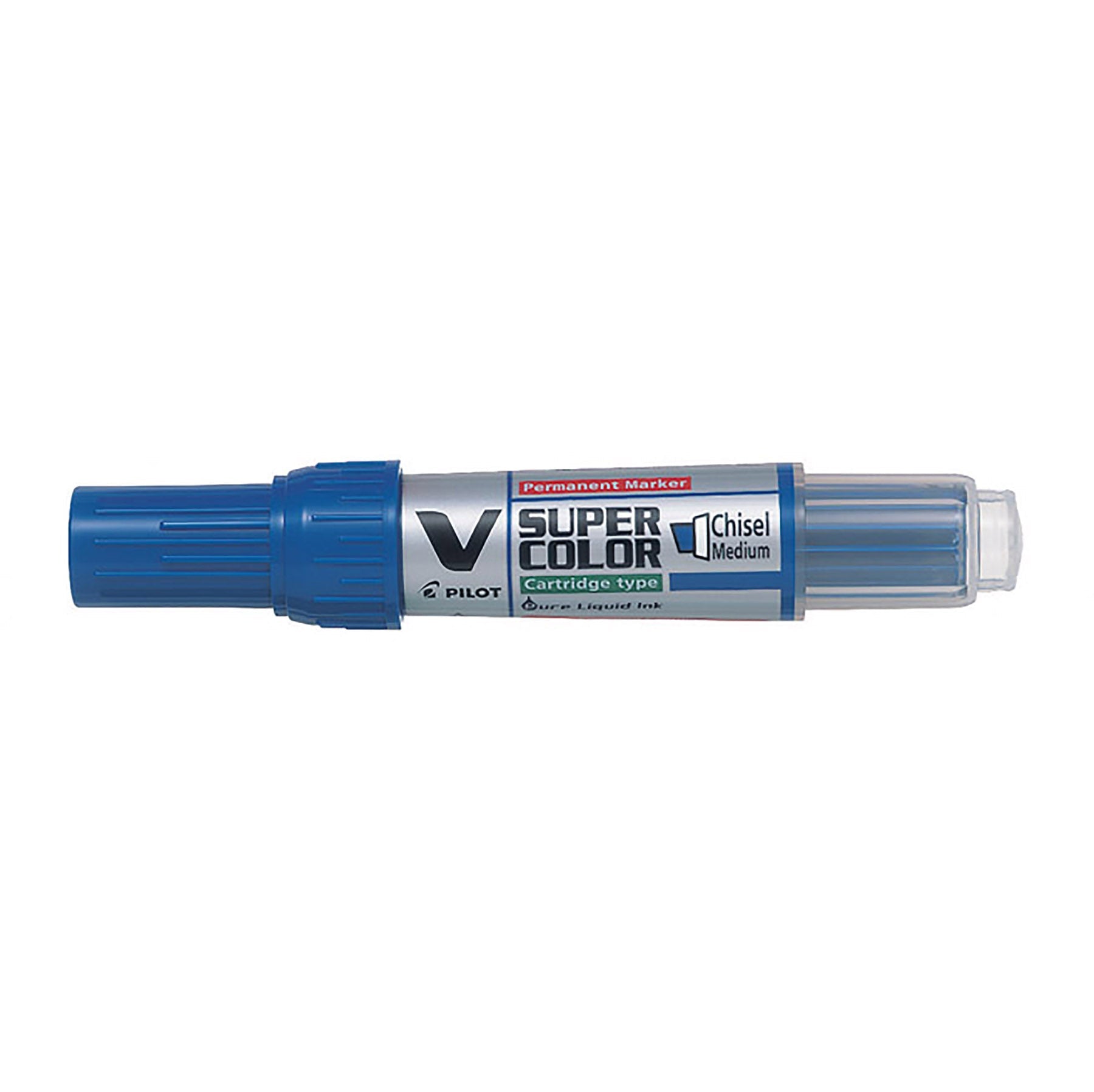 Pilot Permanent Marker - Blue Ink Medium Chisel Tip