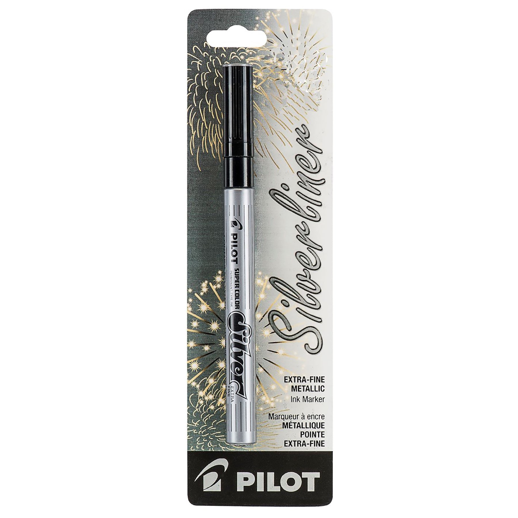 Pilot Silver Metallic Marker - Extra Fine Tip