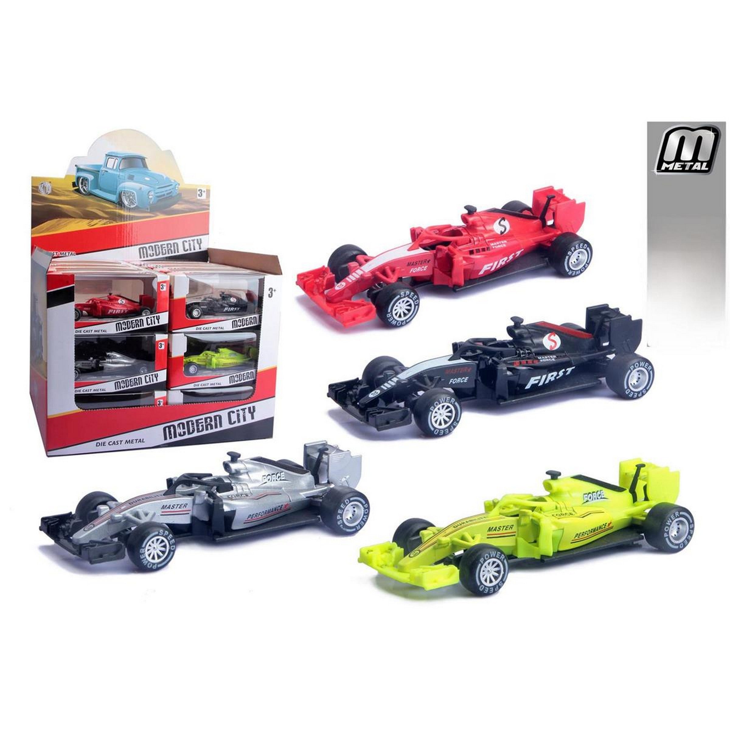 Diecast 1:43 Free Wheel Formula Racer Age 3+ 3.5in  VRT