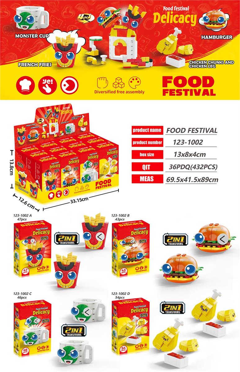 DIY Fastfood Building Blocks