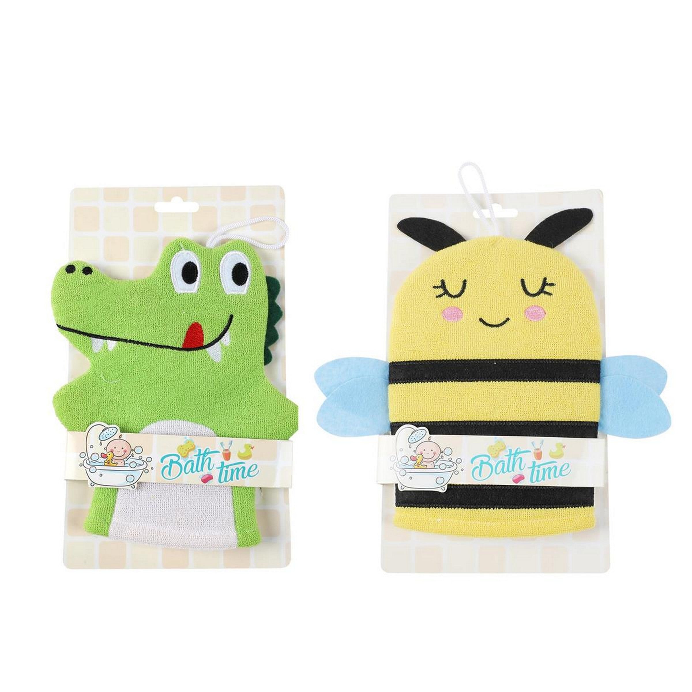 Tootsie Baby Bath Mitt Puppet 100% Polyester 7.5x5.6in VRT 