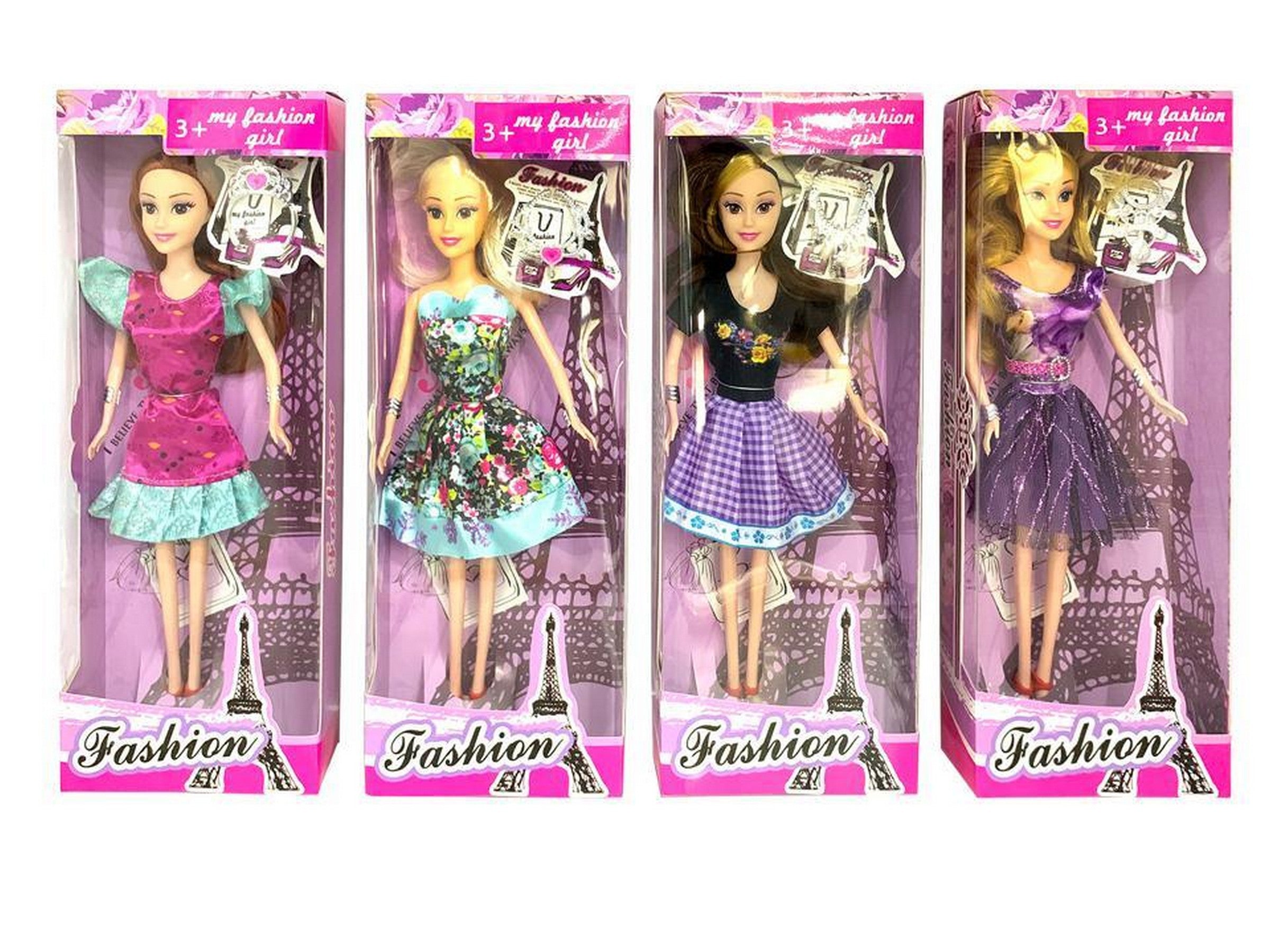 Fashion Doll with Necklace - Plastic 11.5in Age 3+ VRT