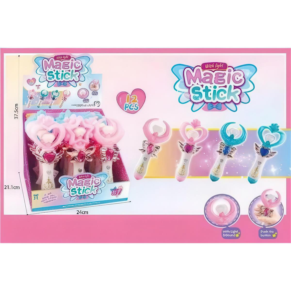 Battery Operated Magic Wand with Light & Music