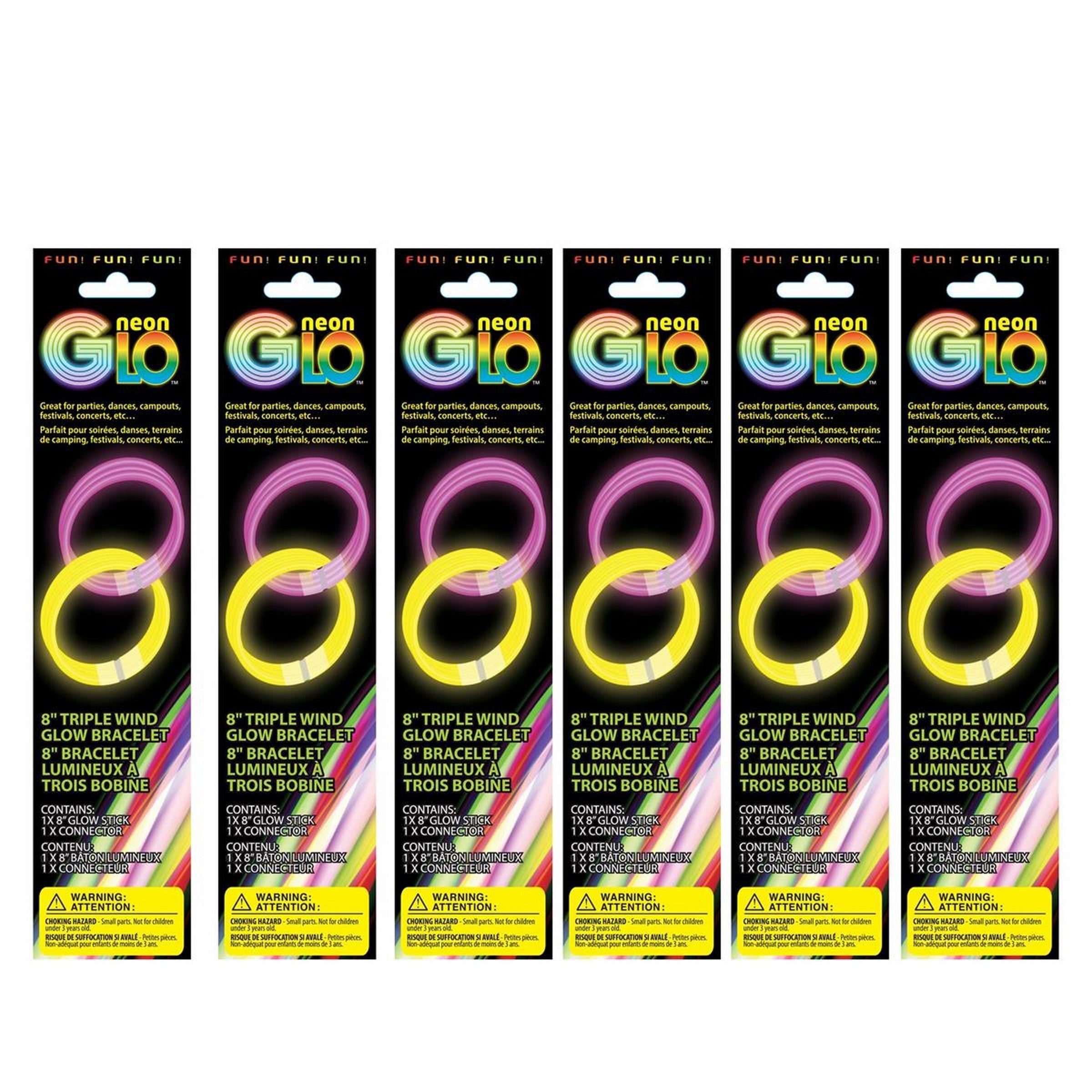 Neon Triple Wind Glow Bracelet Age 3+ VRT