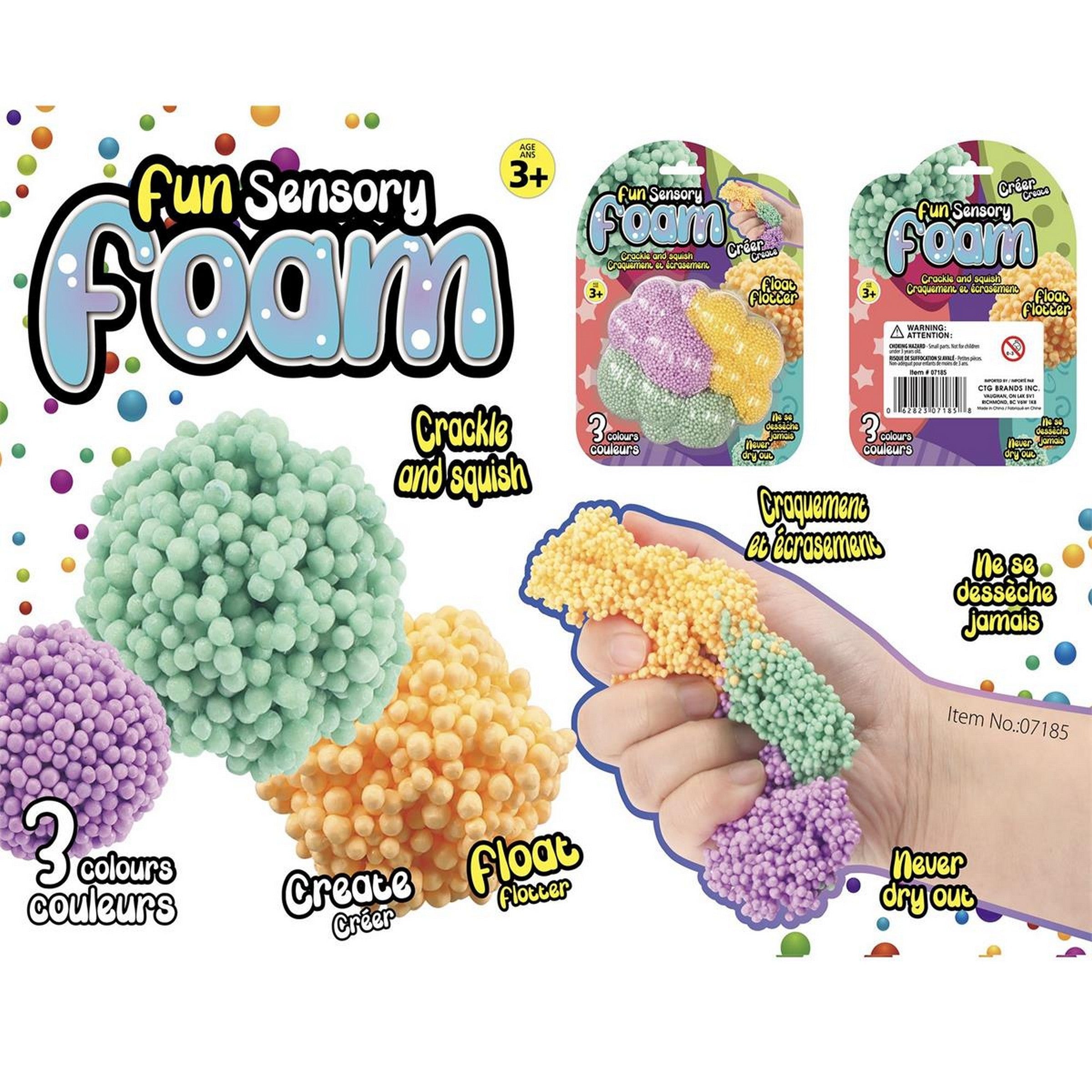 Crackle and Squish Fun Sensory Foam 3+