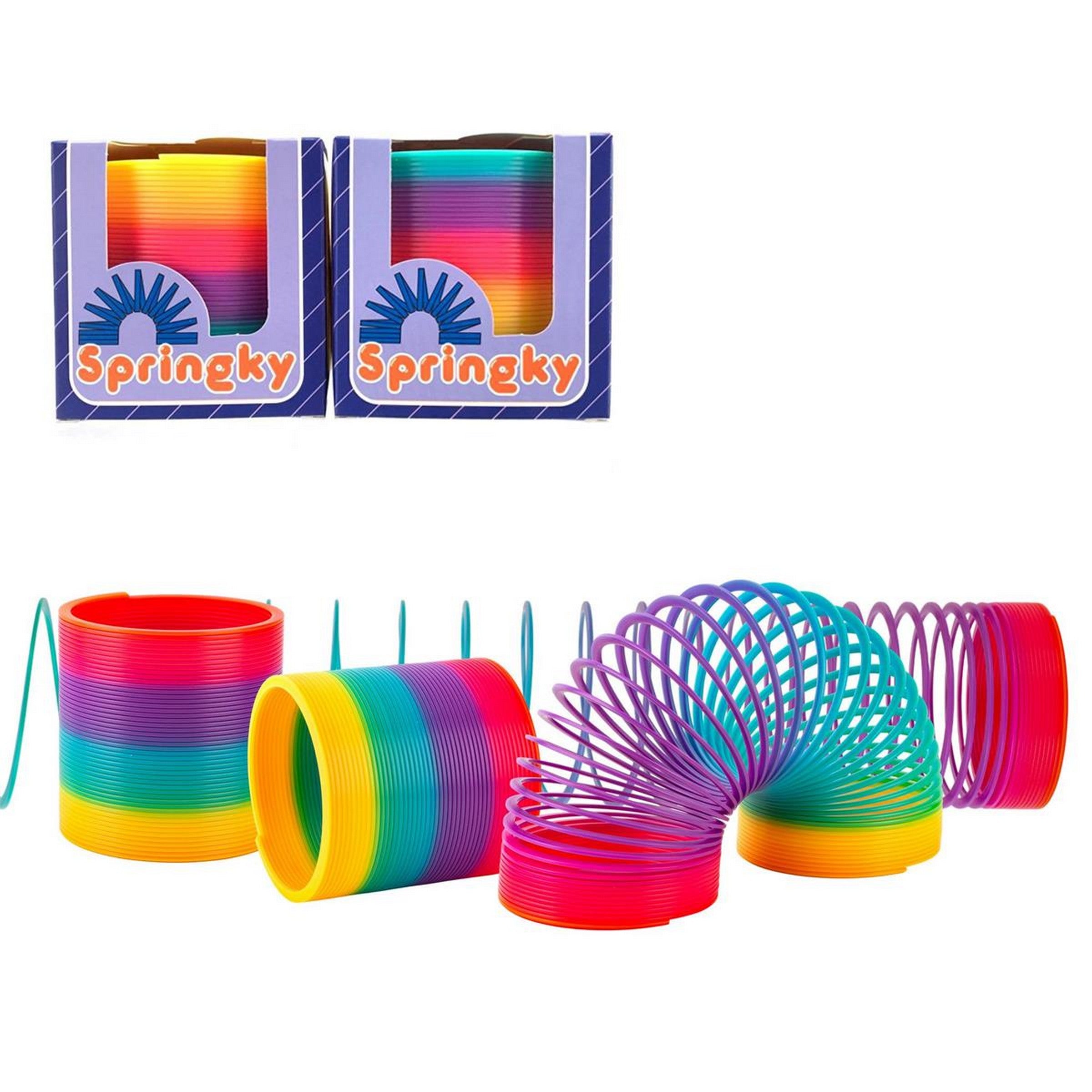 Springky Rainbow Spring - Plastic Age 3+  3.46in 