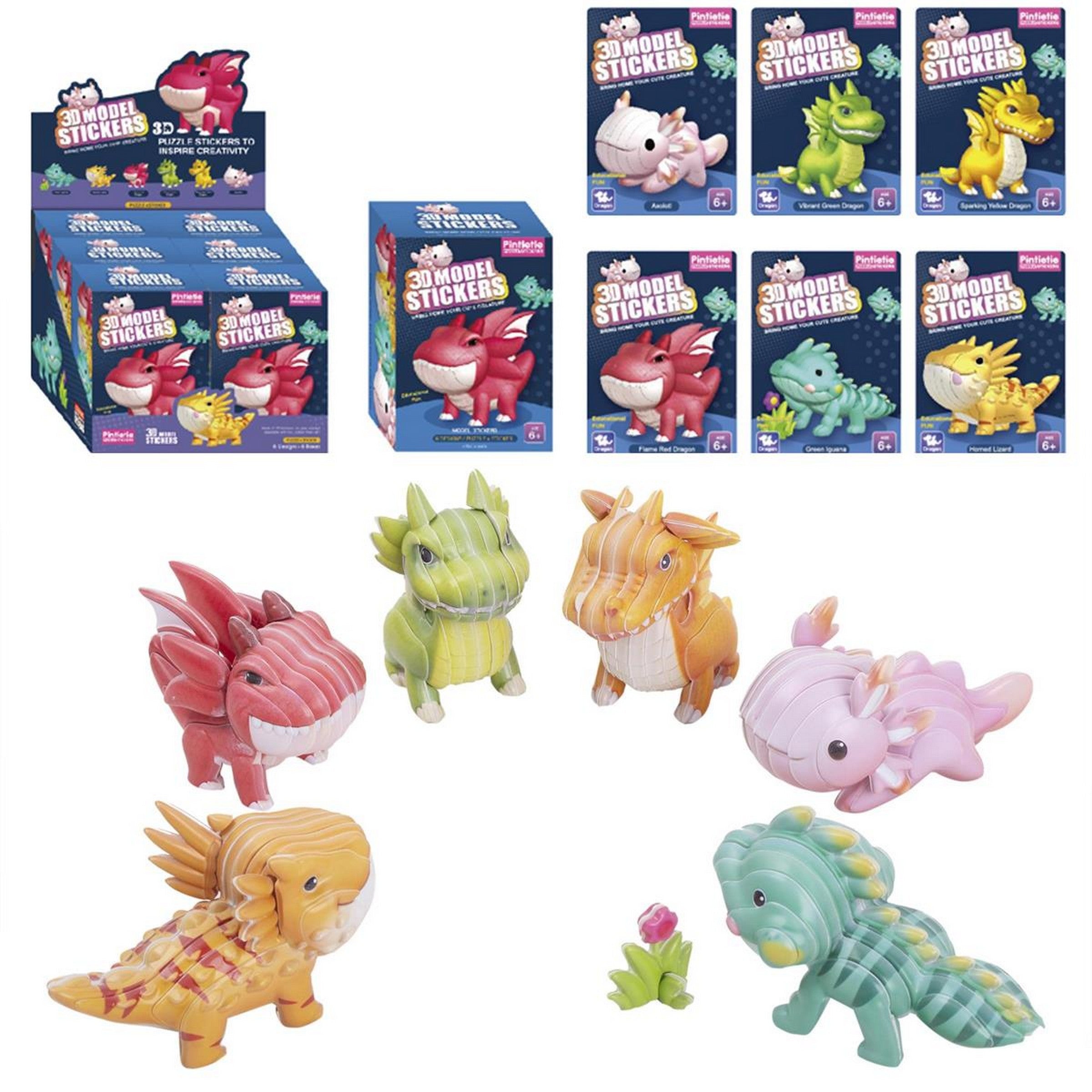 3D Model Puzzle Stickers - Dragon Age 6+ VRT