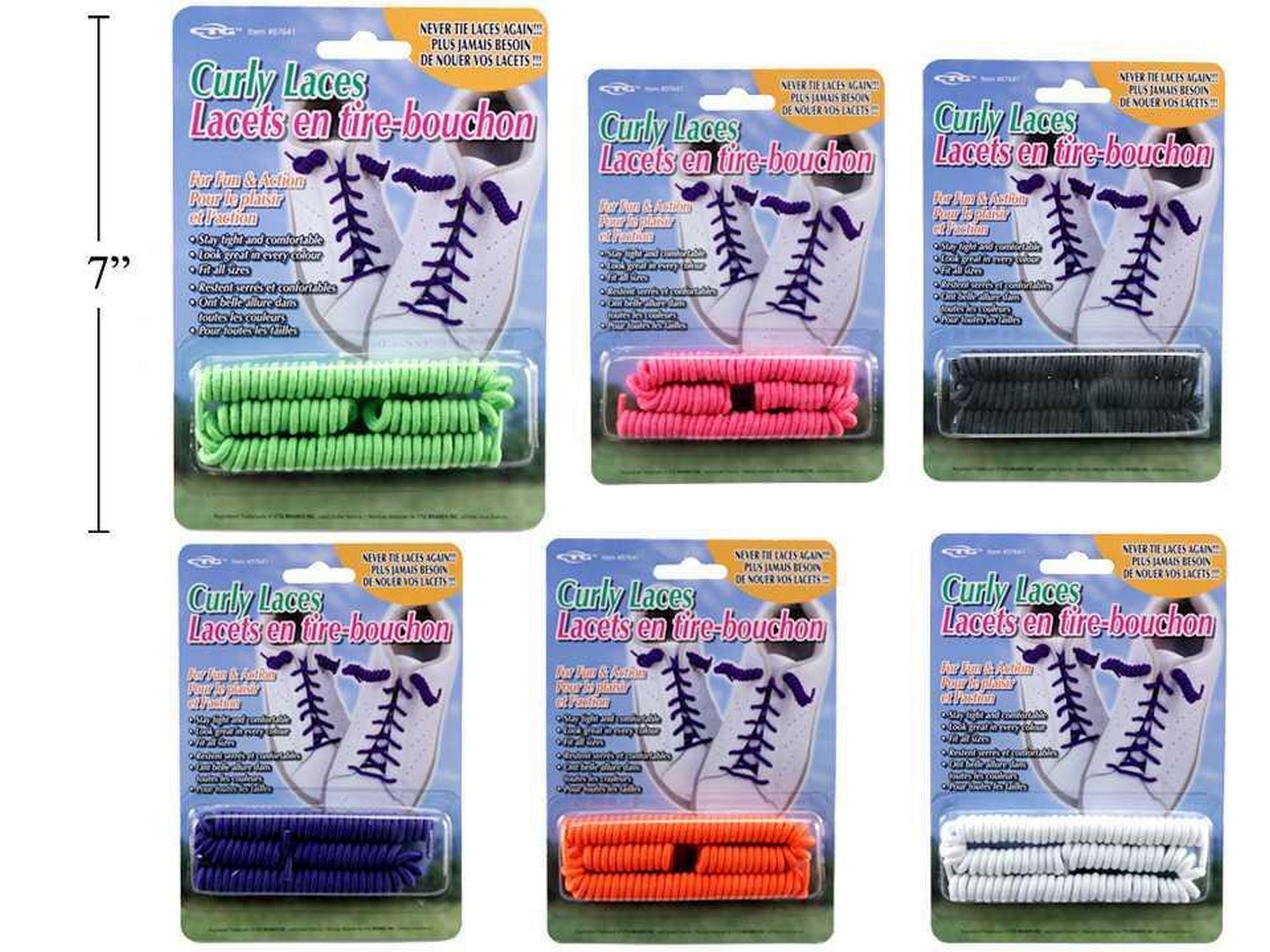 Gino 2 Curly Laces for All Sizes VRT 