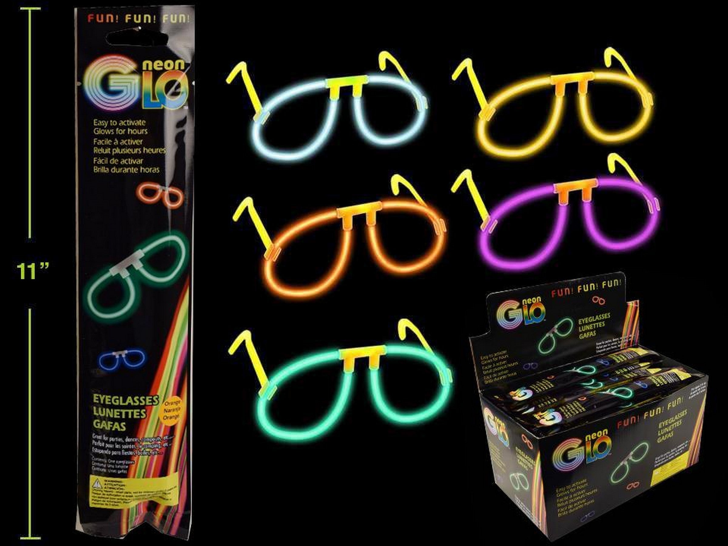 Neon Glo Eye-glasses One Size VRT