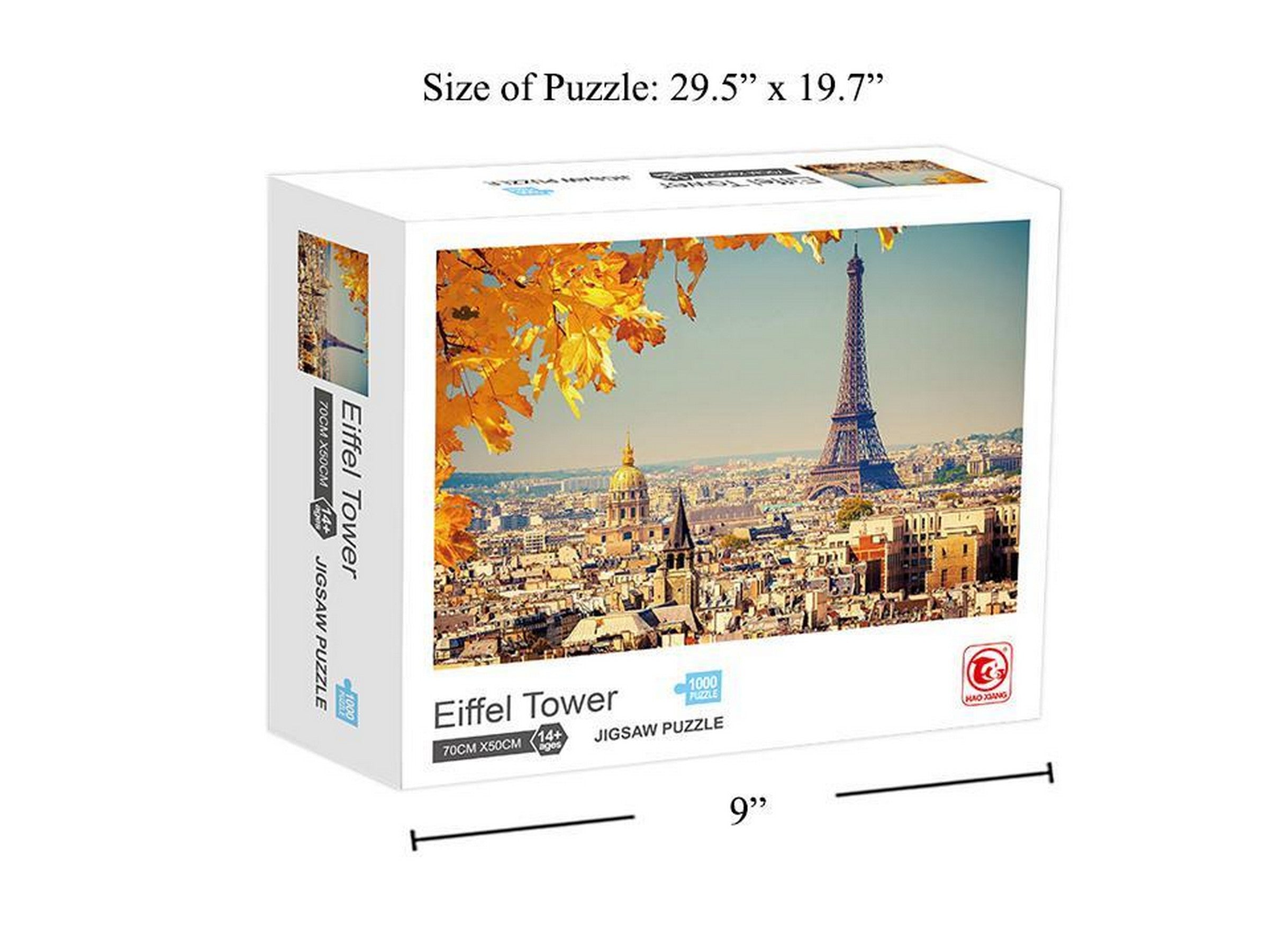 Jigsaw Puzzle - Eiffel Tower 1000pcs Age 14+ 29.5x19.7in 