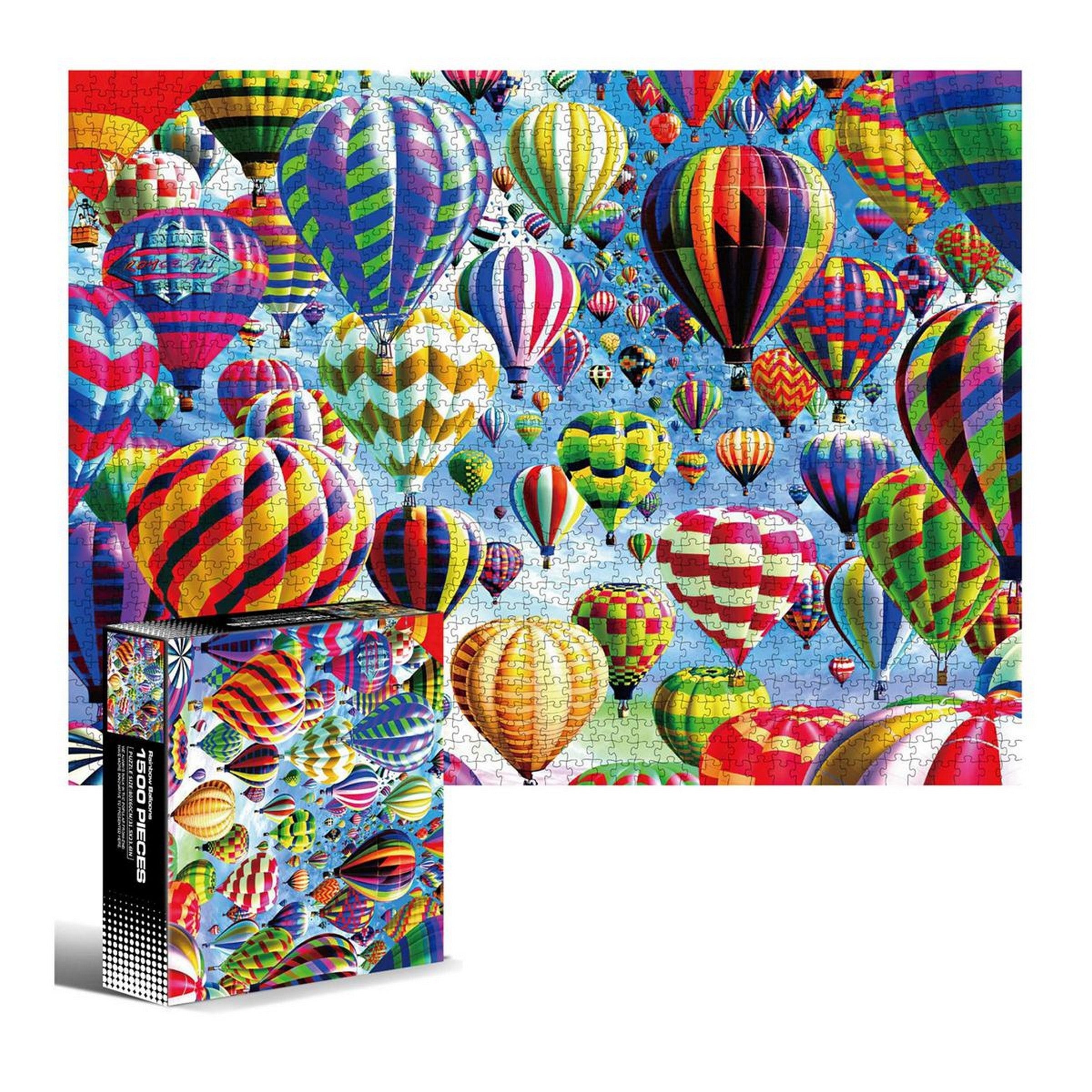 Jigsaw Puzzle - Rainbow Balloon 1500pcs 31.5x23.6in 