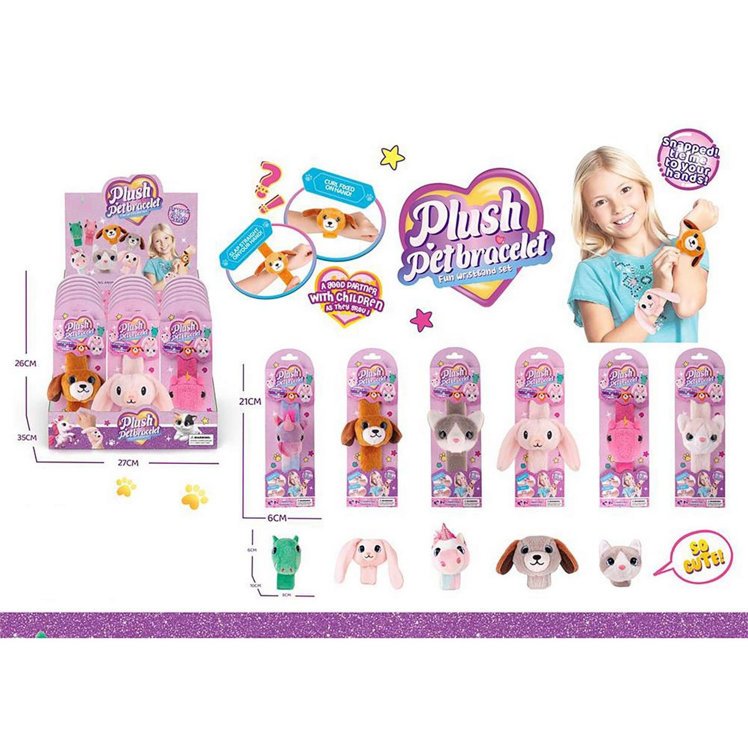 Plush Snap Bracelet Age 3+  VRT