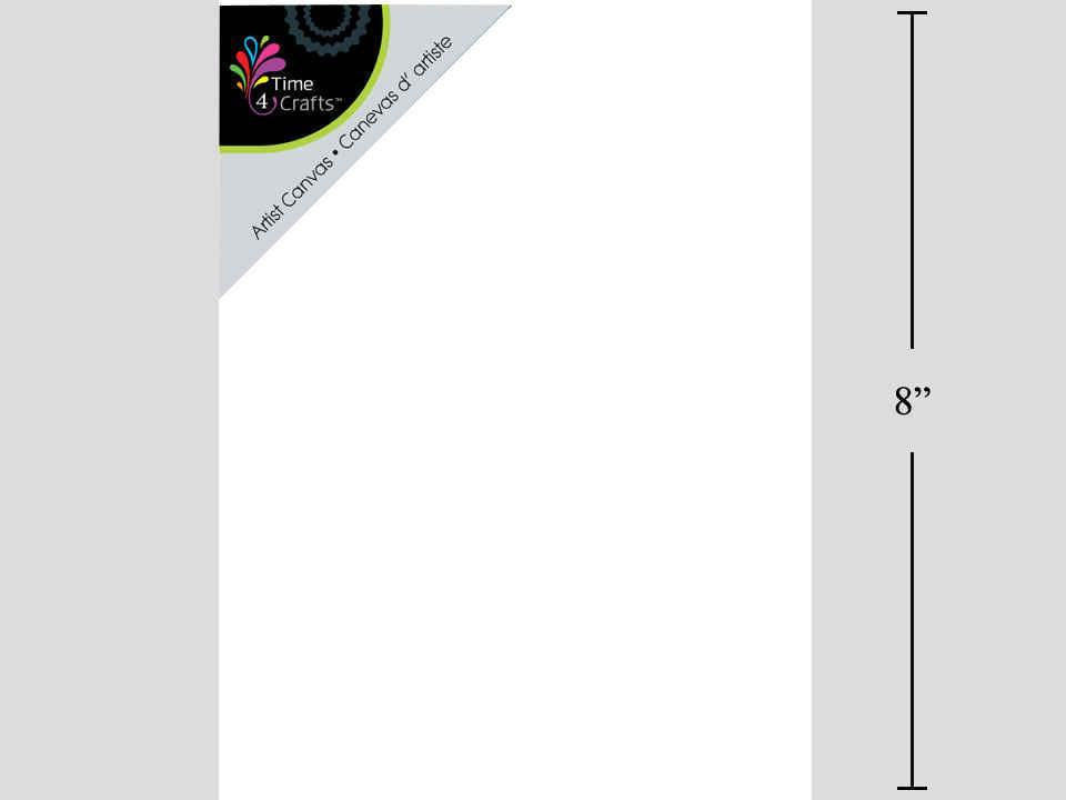Time 4 Crafts - 2 Canvas Panels - Triple Primed 100% Cotton 6x8in