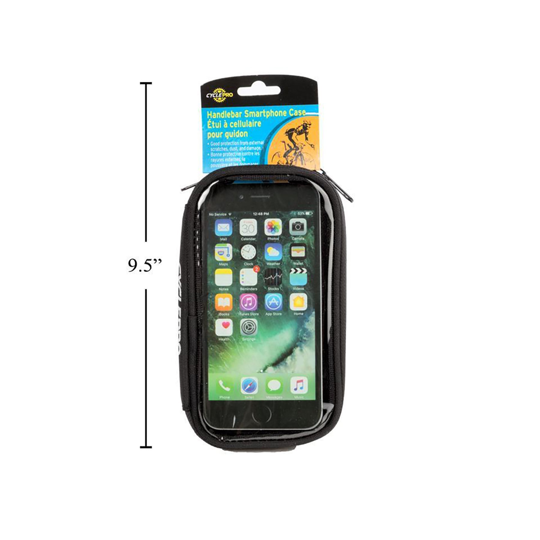 Cycle Pro Handlebar Smartphone Case - Water Resistant 7x4in
