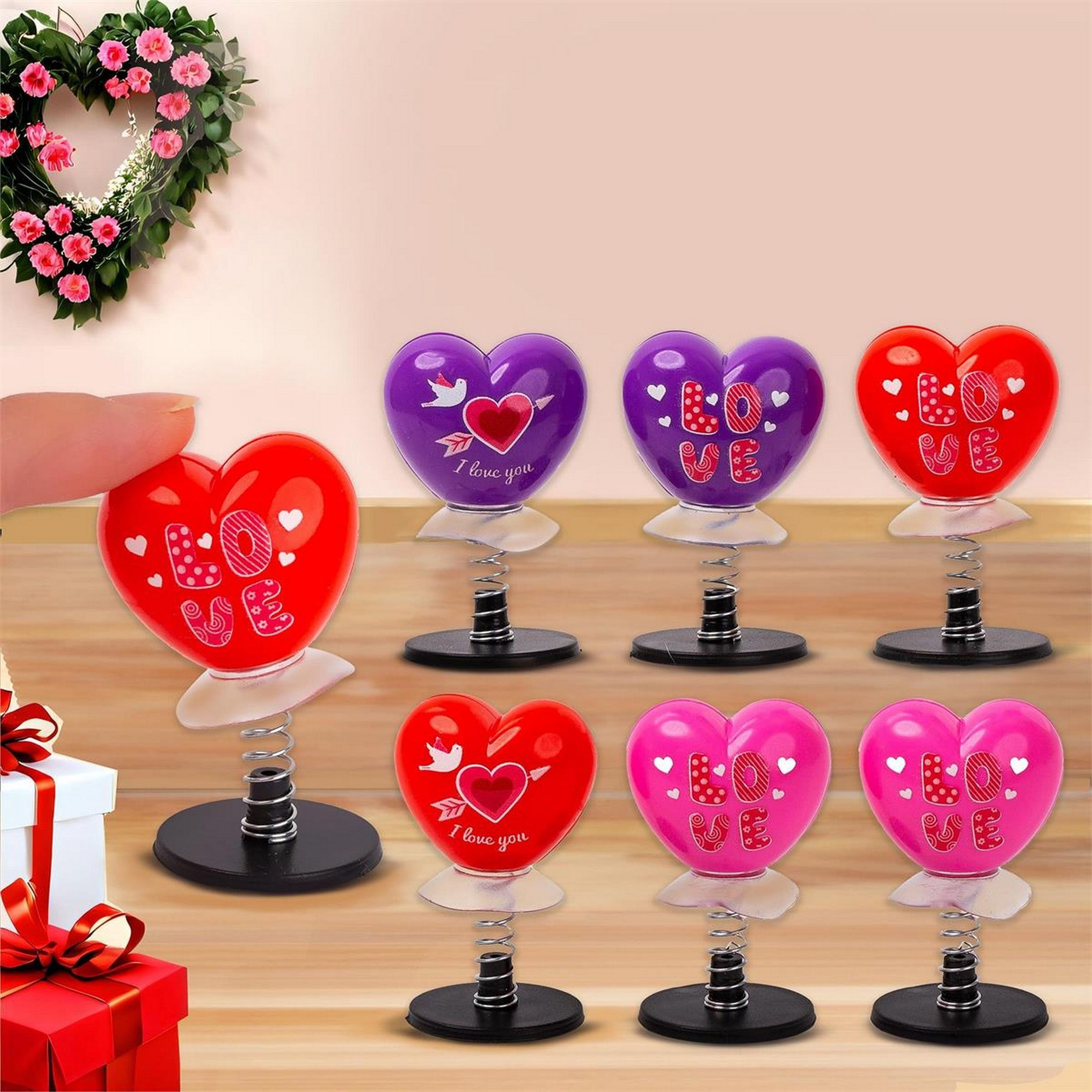 Valentine's Day 6 Heart Poppers 