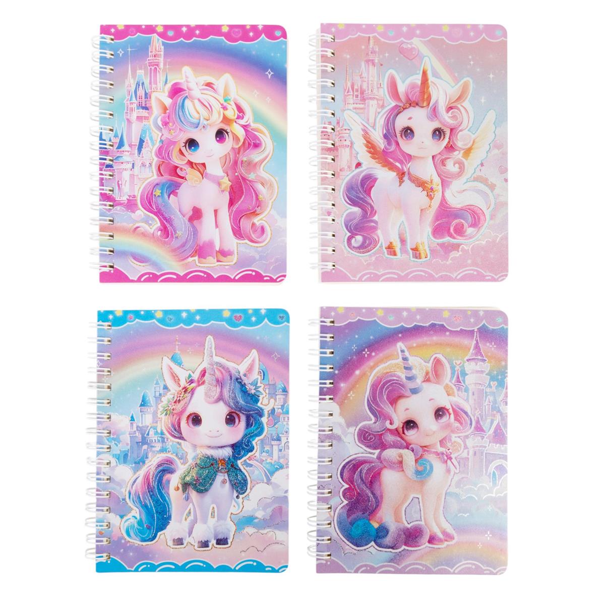 Notebook - Unicorn - 60 Ruled Sheets 4.1x5.7in