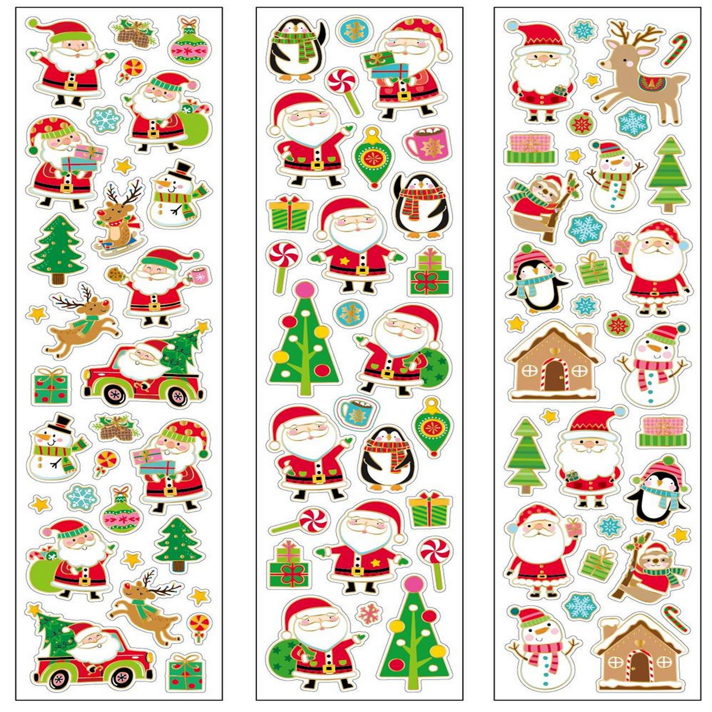 Christmas Stickers with Metallic Accent VRT 