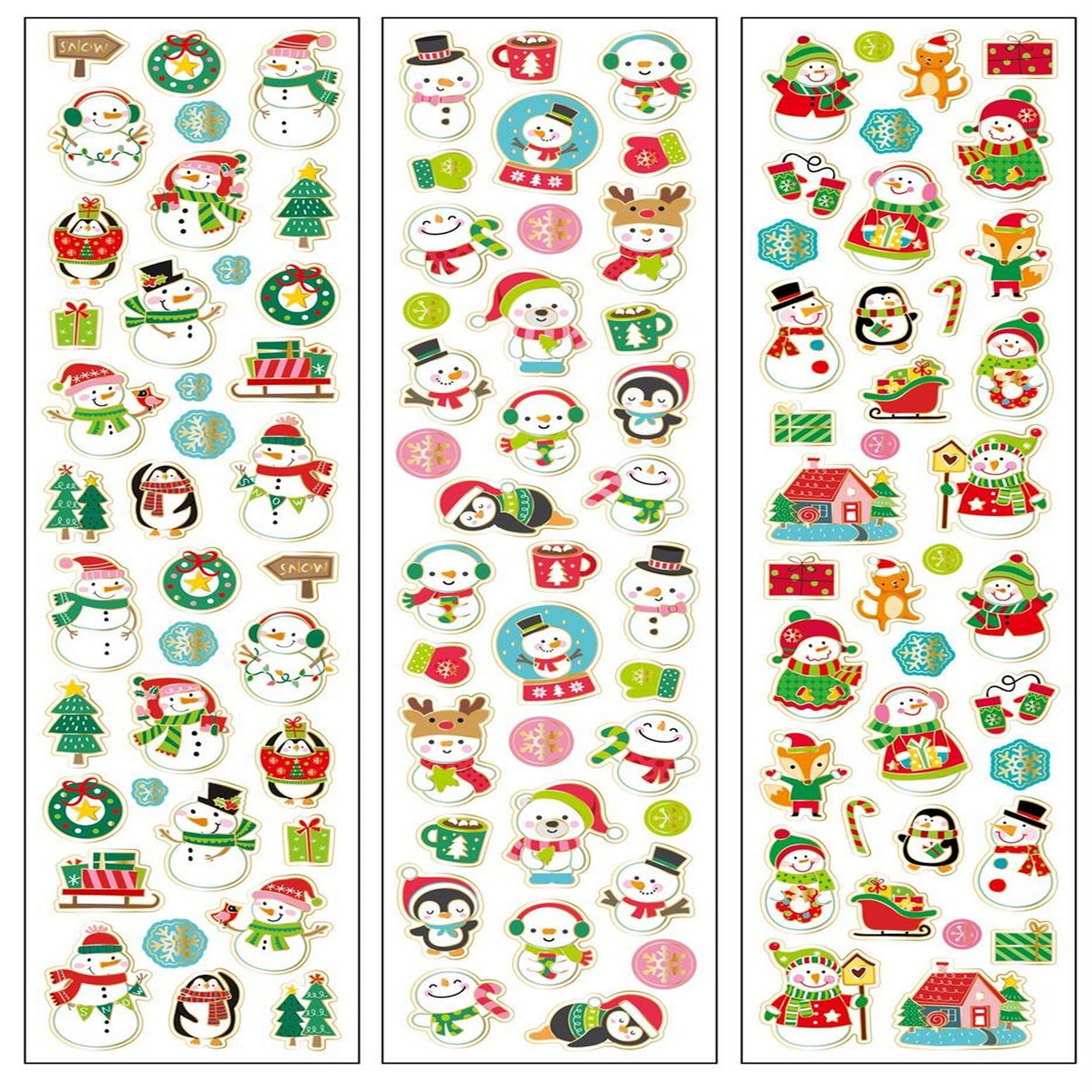 Christmas Stickers with Metallic Accent VRT 
