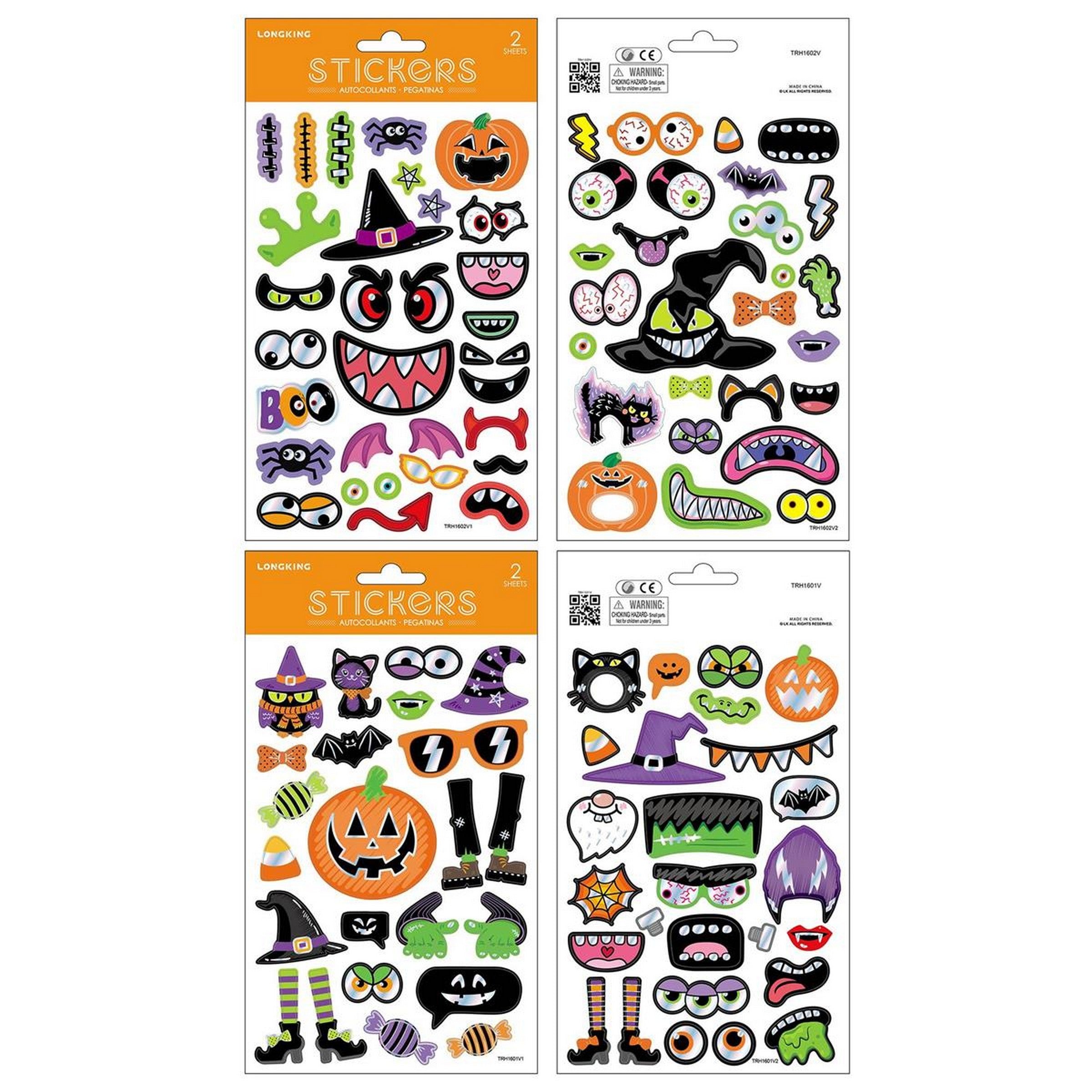 Hoot Halloween Stickers with Foil VRT 
