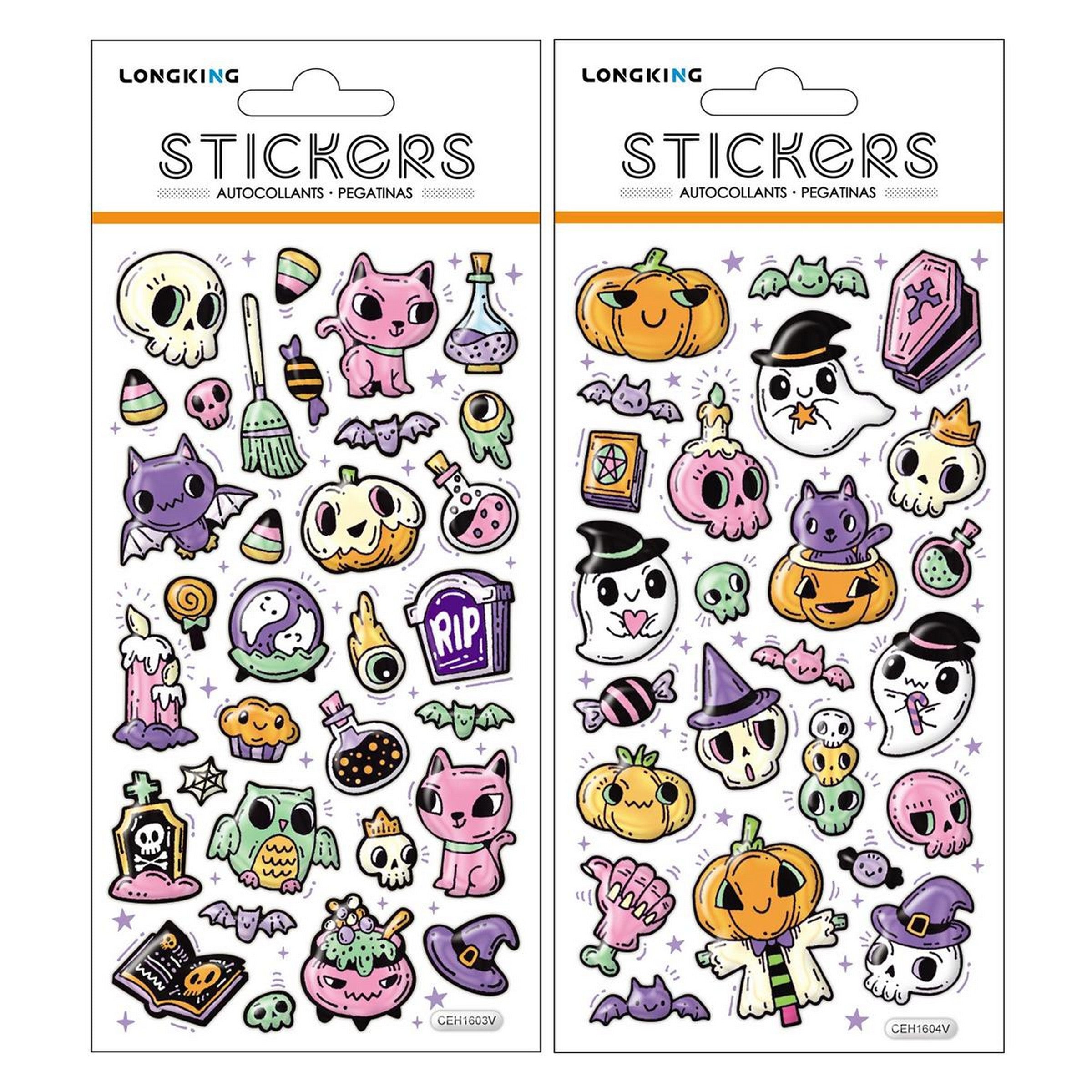 Hoot Halloween Pop-up Stickers VRT 