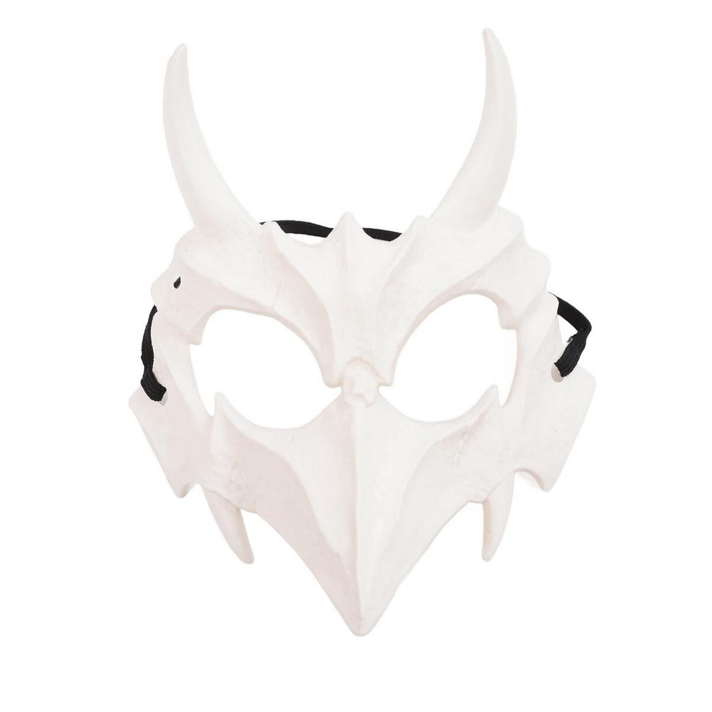 Party Gear Halloween White Plastic Bone Mask - Dog 