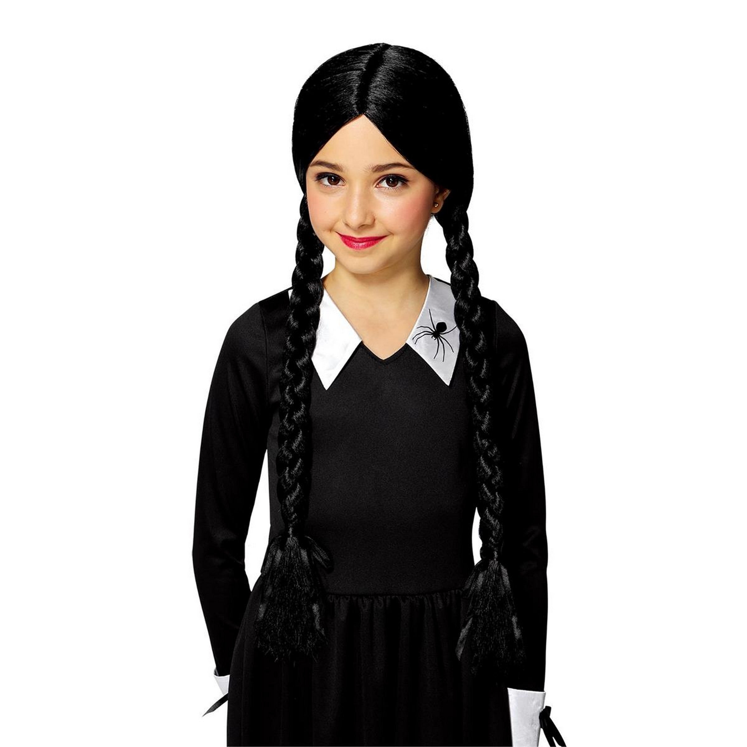 Party Gear Halloween Kid One Size Black Little Braided Wig