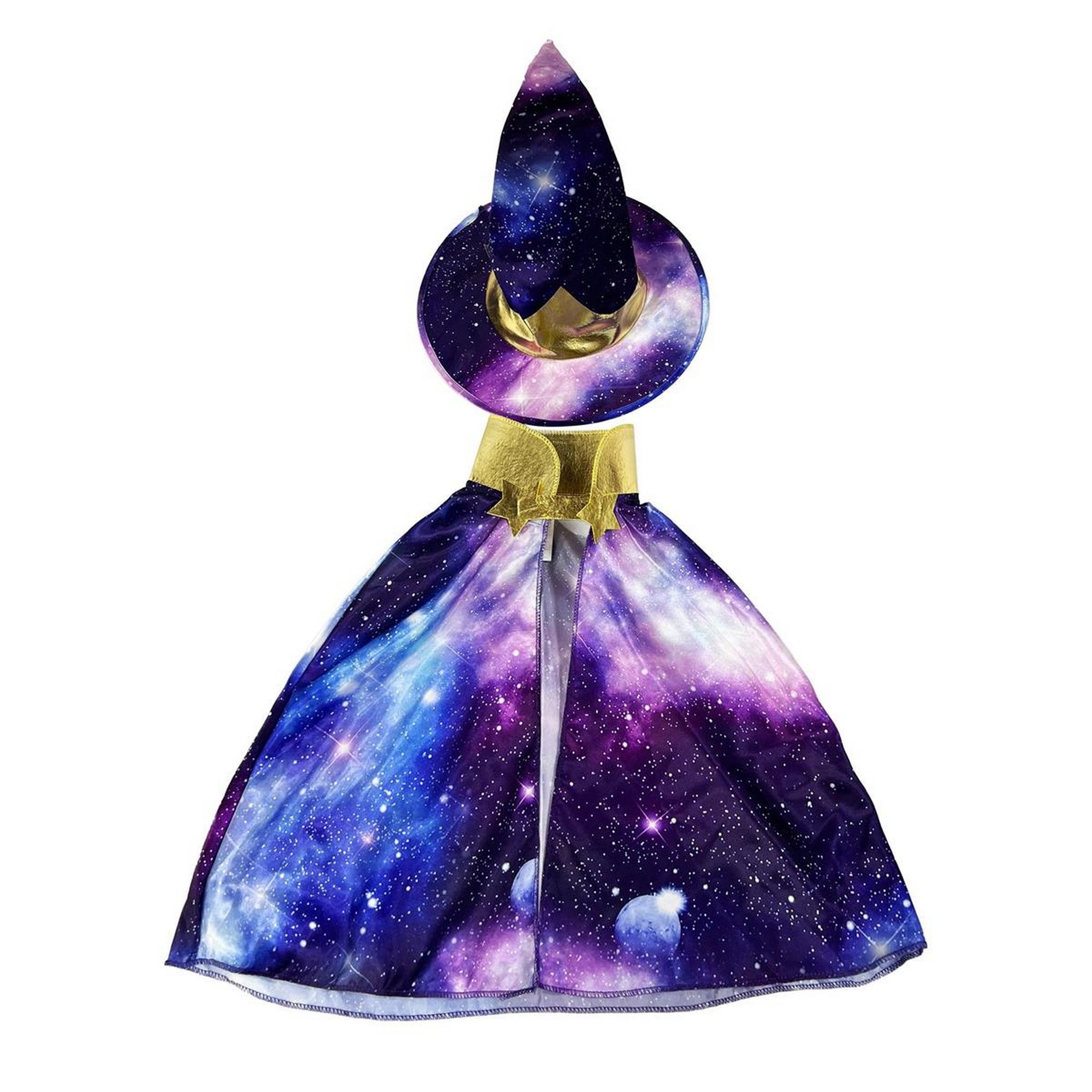 Party Gear Halloween Celestial Cape with Hat - Kid 3-5,6-8 Years VRT