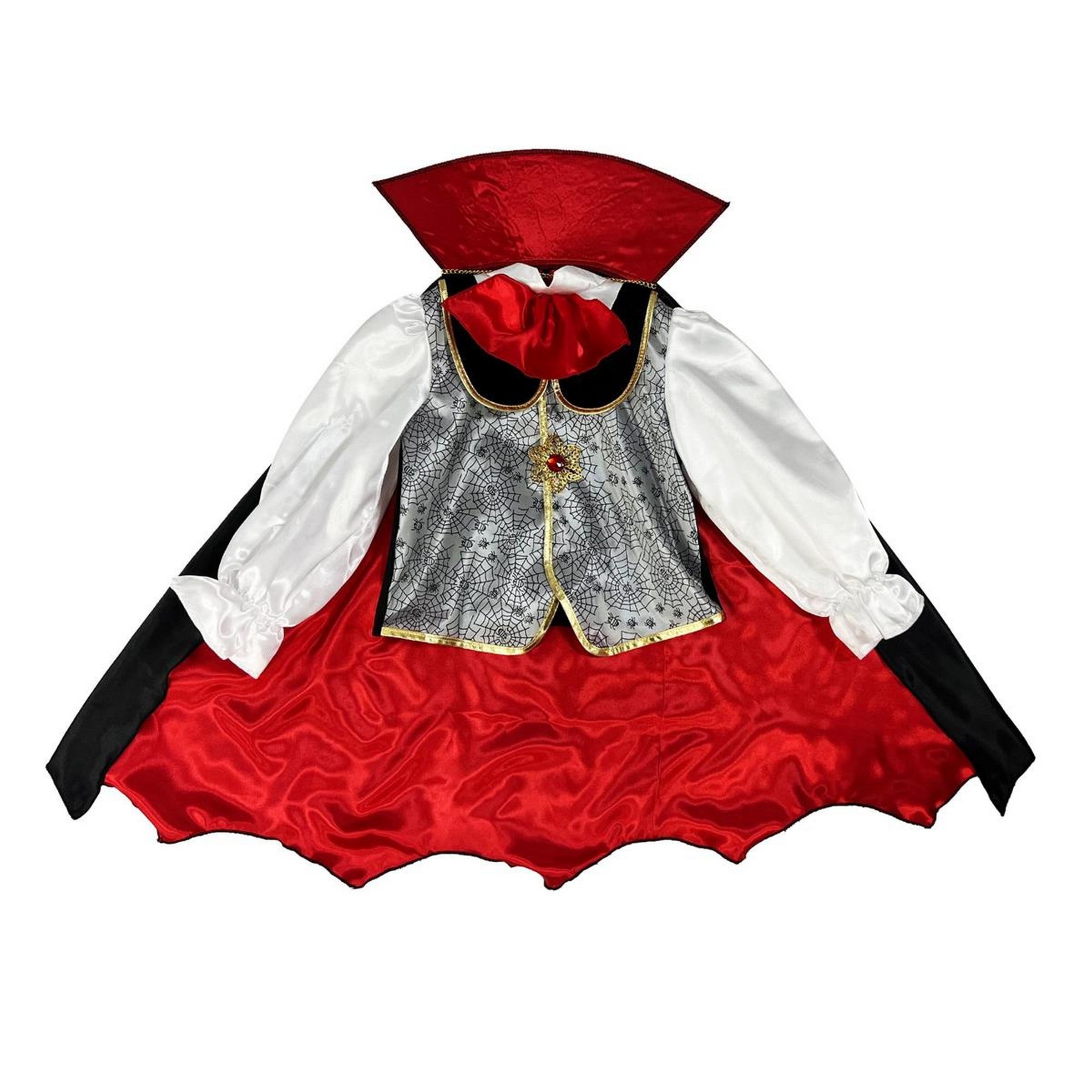 Party Gear Halloween Vampire Costume - Boy 3-5,6-8 Years  VRT