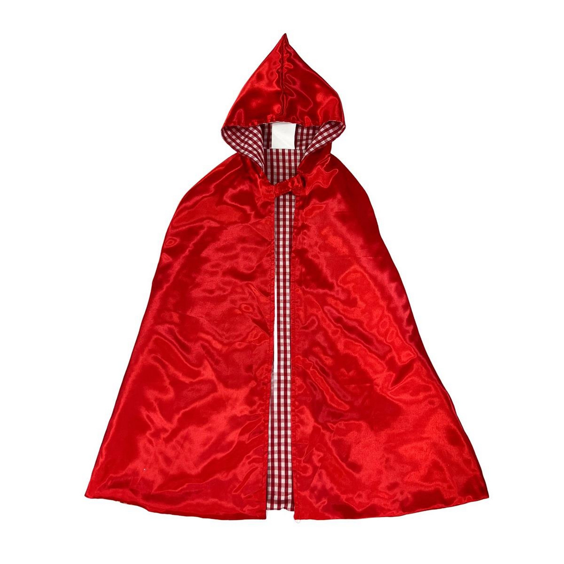 Party Gear Halloween Red Cape with Hood - Kid 3-5,6-8 Years VRT