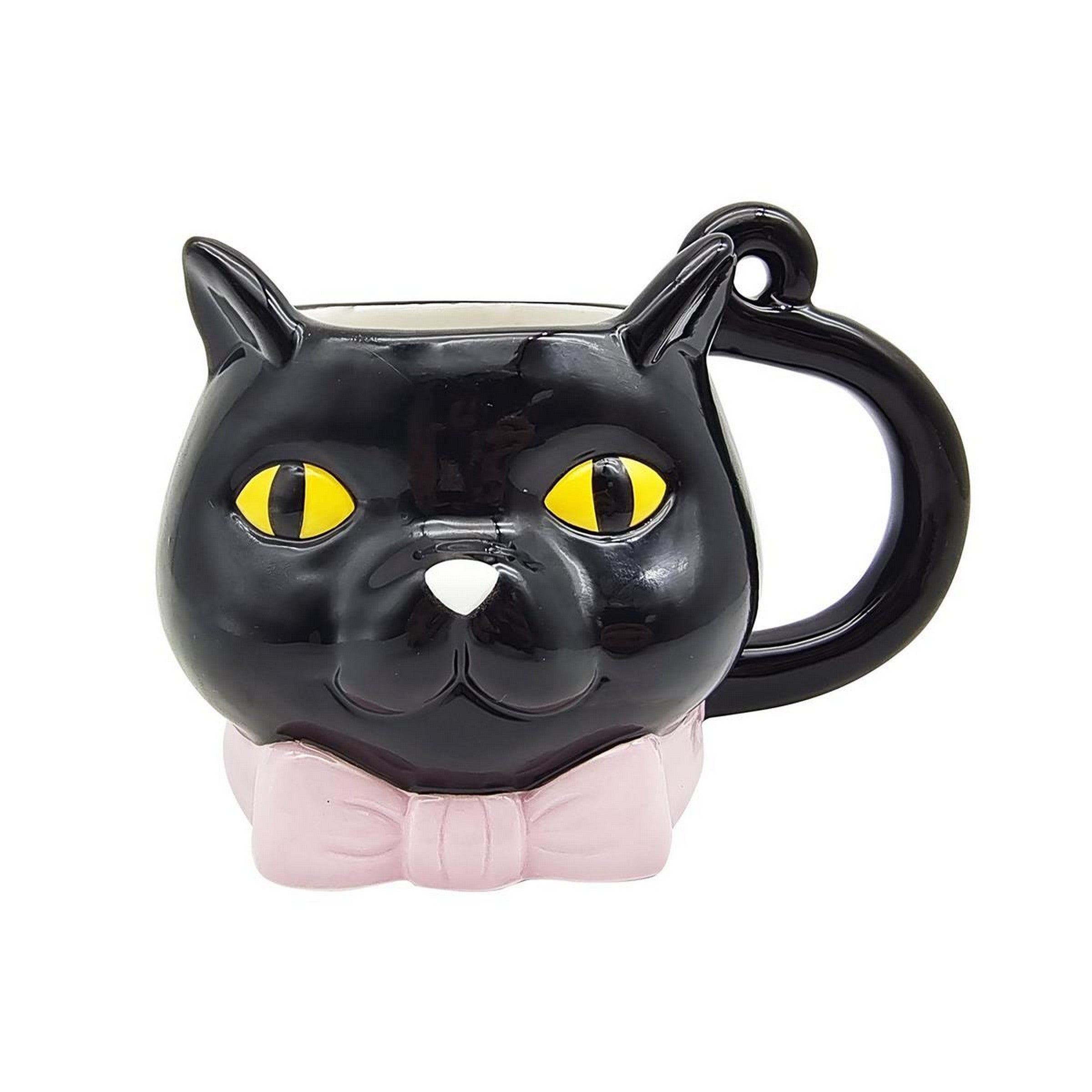 Party Gear Halloween Black Cat Ceramic Mug 16oz 