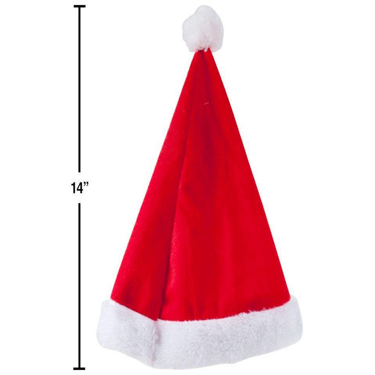 Santa's Secrets Kid's Red Velvet Hat 14in