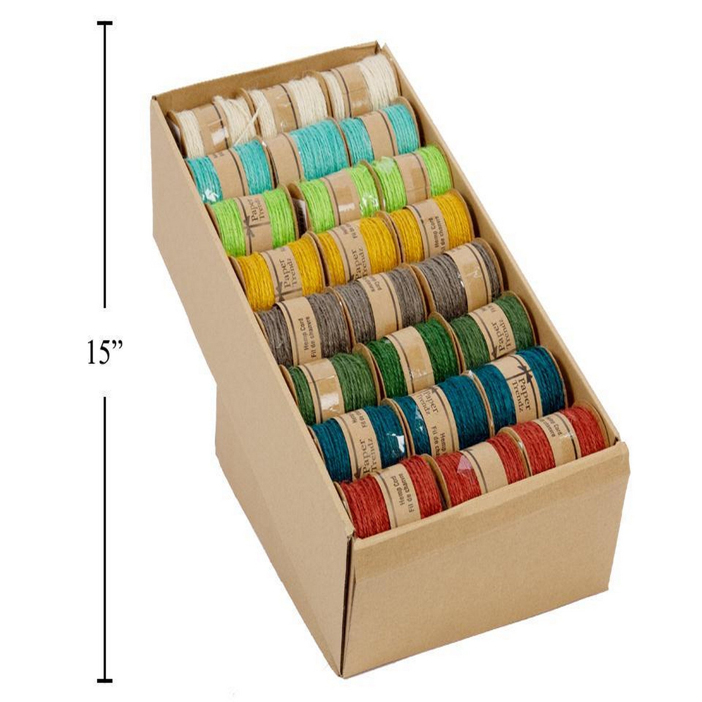 Paper Trendz Hemp Cord Ribbon 33ft  VRT 