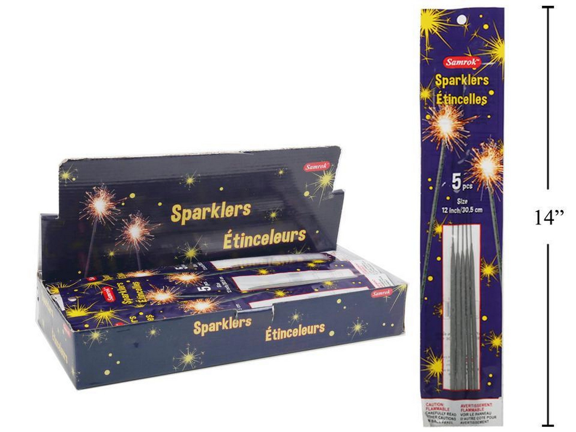 5 Sparklers 12in - Each Sold Separately