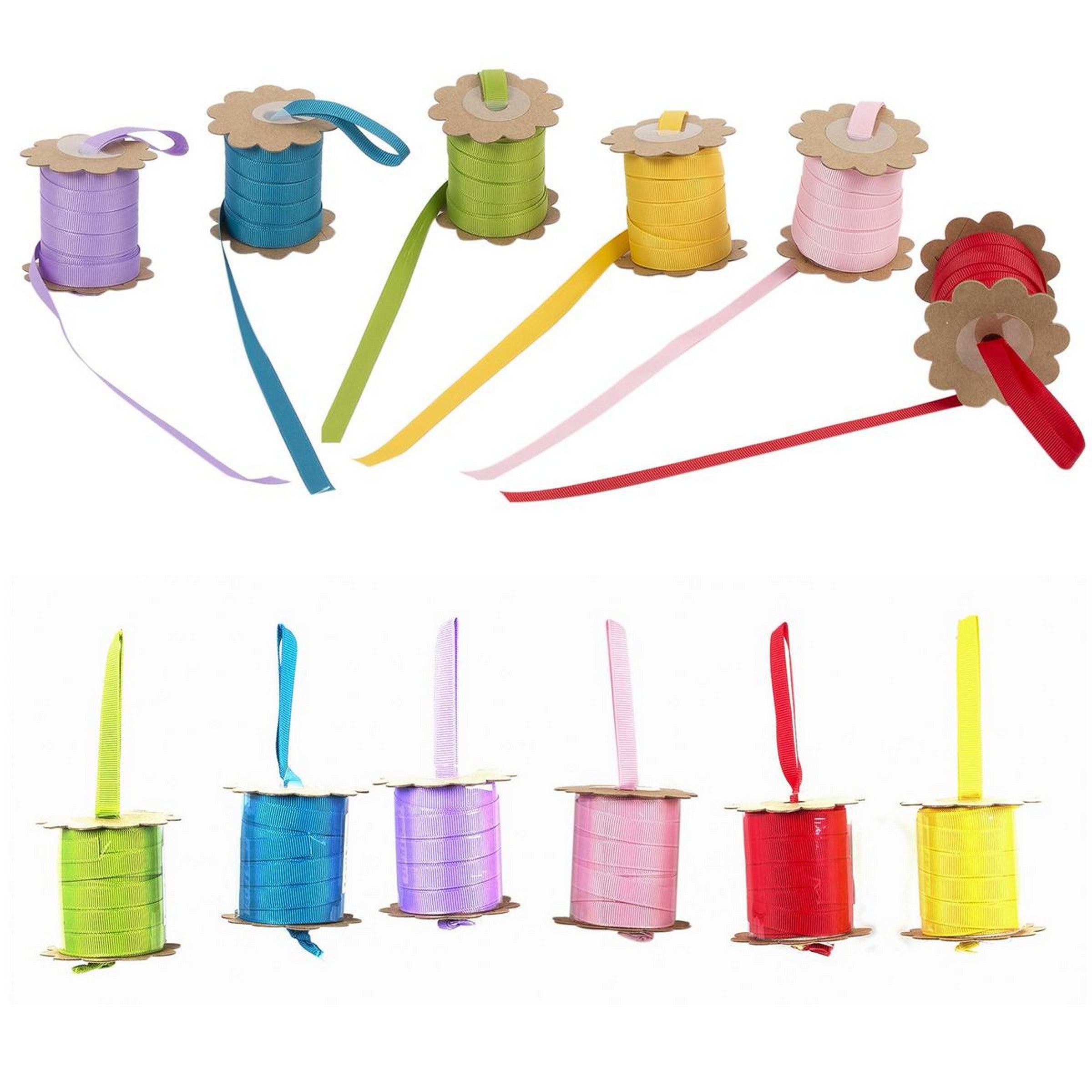 Grosgrain Fabric Ribbon 0.4in x5m VRT