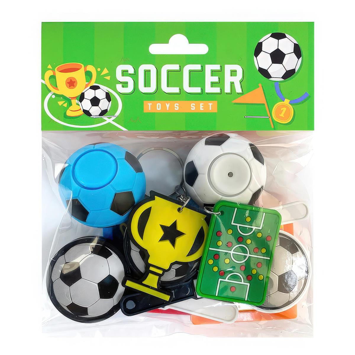 World Cup - 10 Novelty Soccer Toys - Assorted