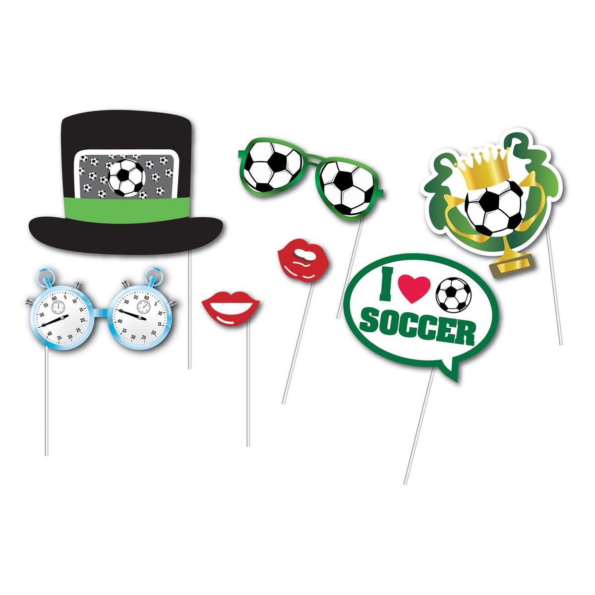 World Cup - 7pcs Photo Booth Accessories