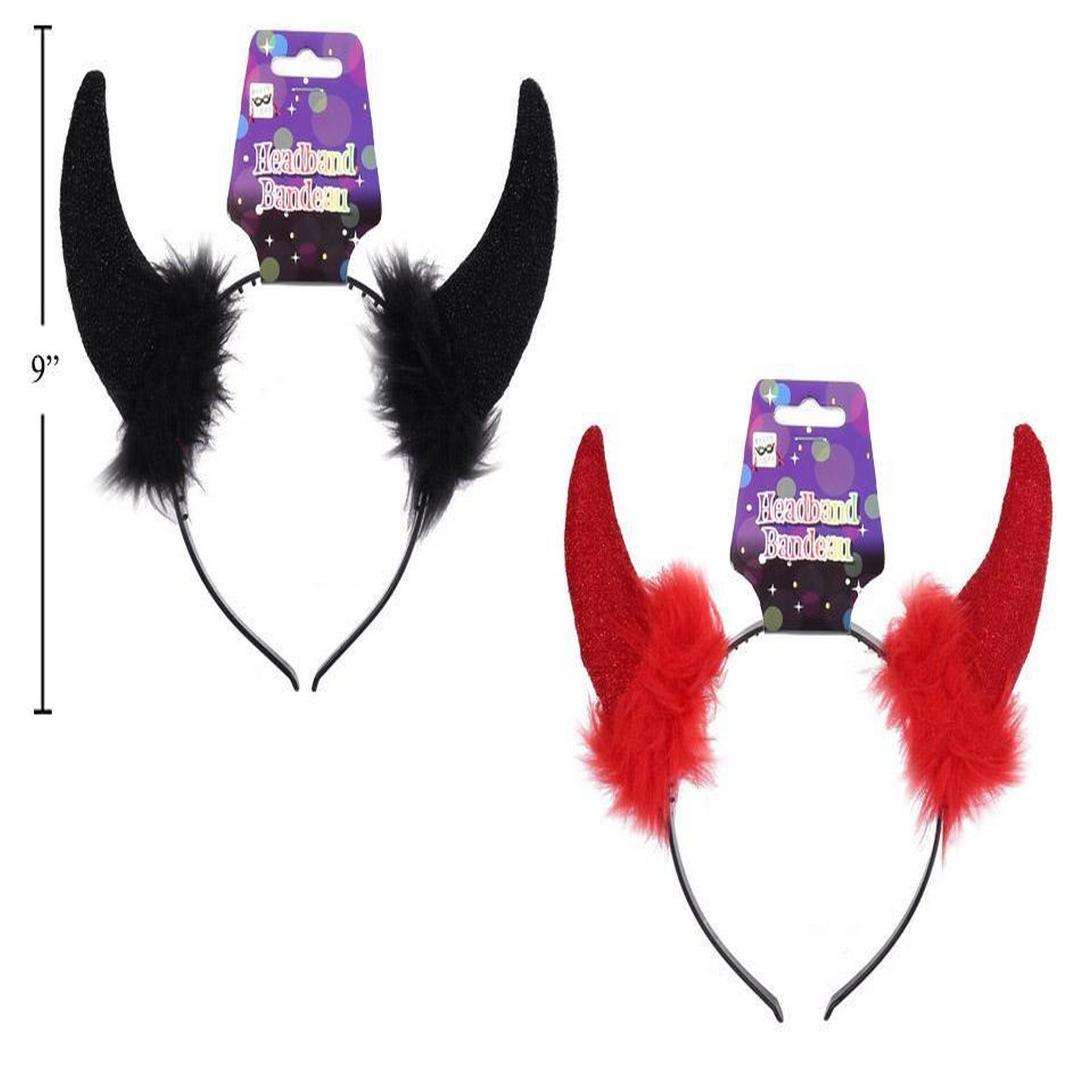 Party Gear Halloween Devil Horn Headband VRT 