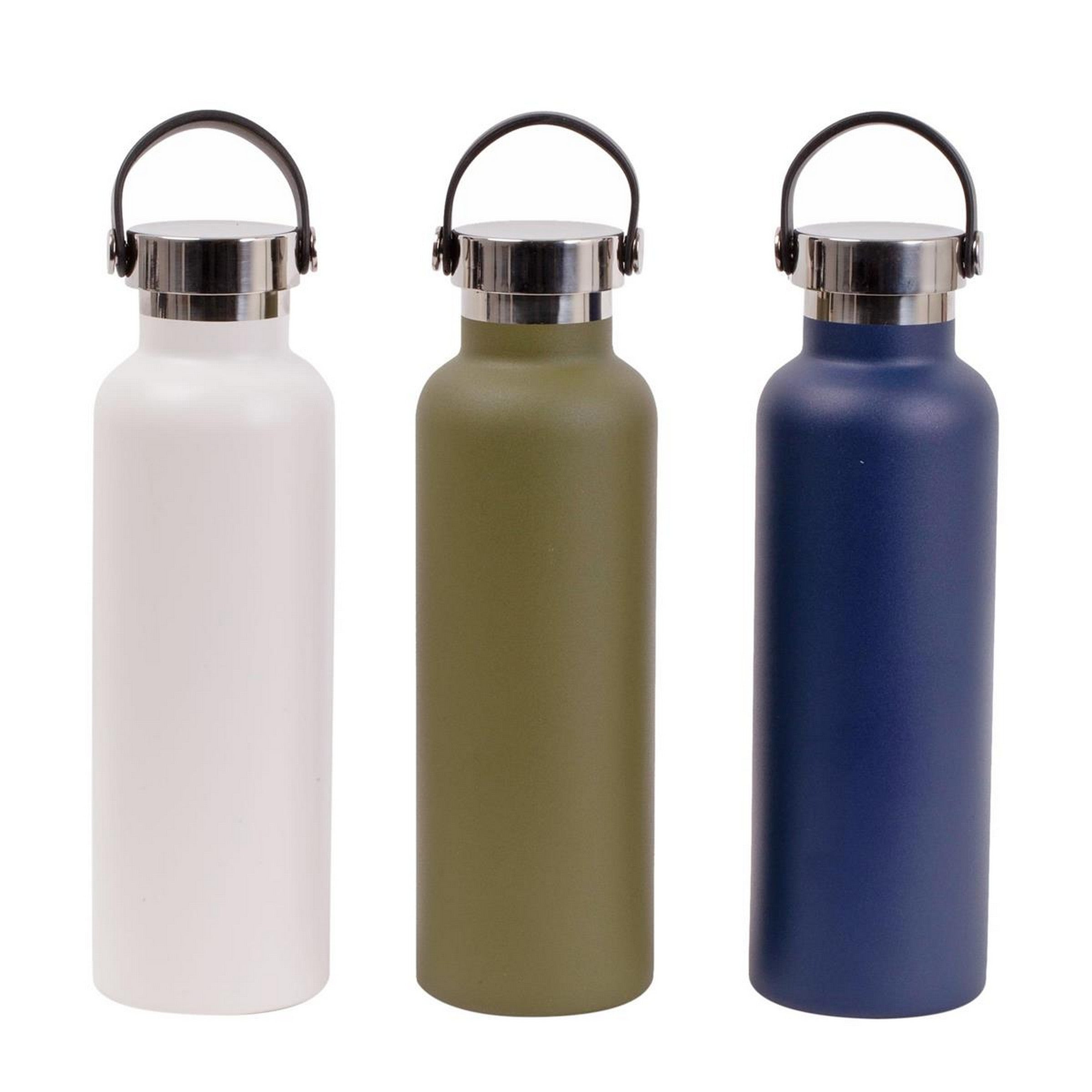 Pure Stainless Steel Thermal Bottle with Carrying Handle 750ml VRT 